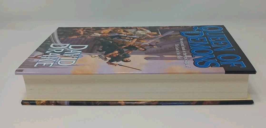 Queen of Demons by David Drake, 1998, Hardcover DJ 1st edition, 1st Printing.🔥