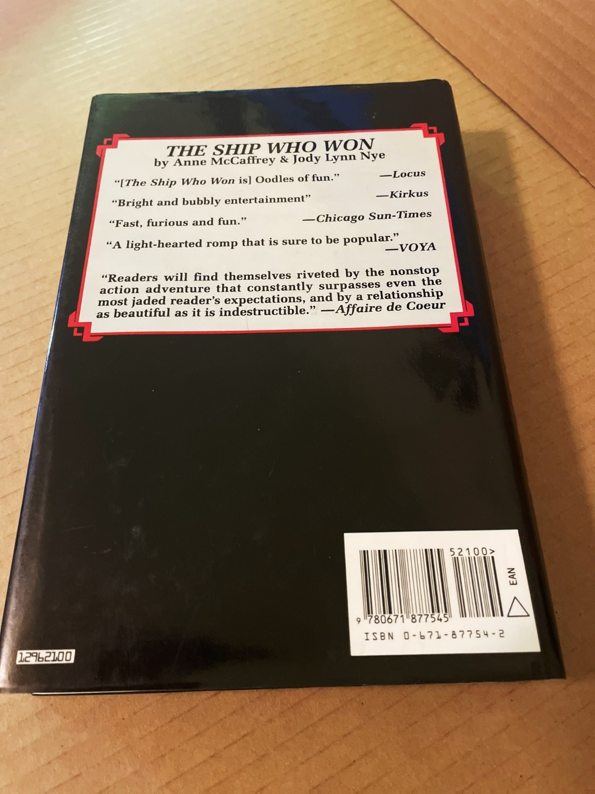 The Ship Errant By Jody Lynn Nye (Hardcover, 1996), 1st Print