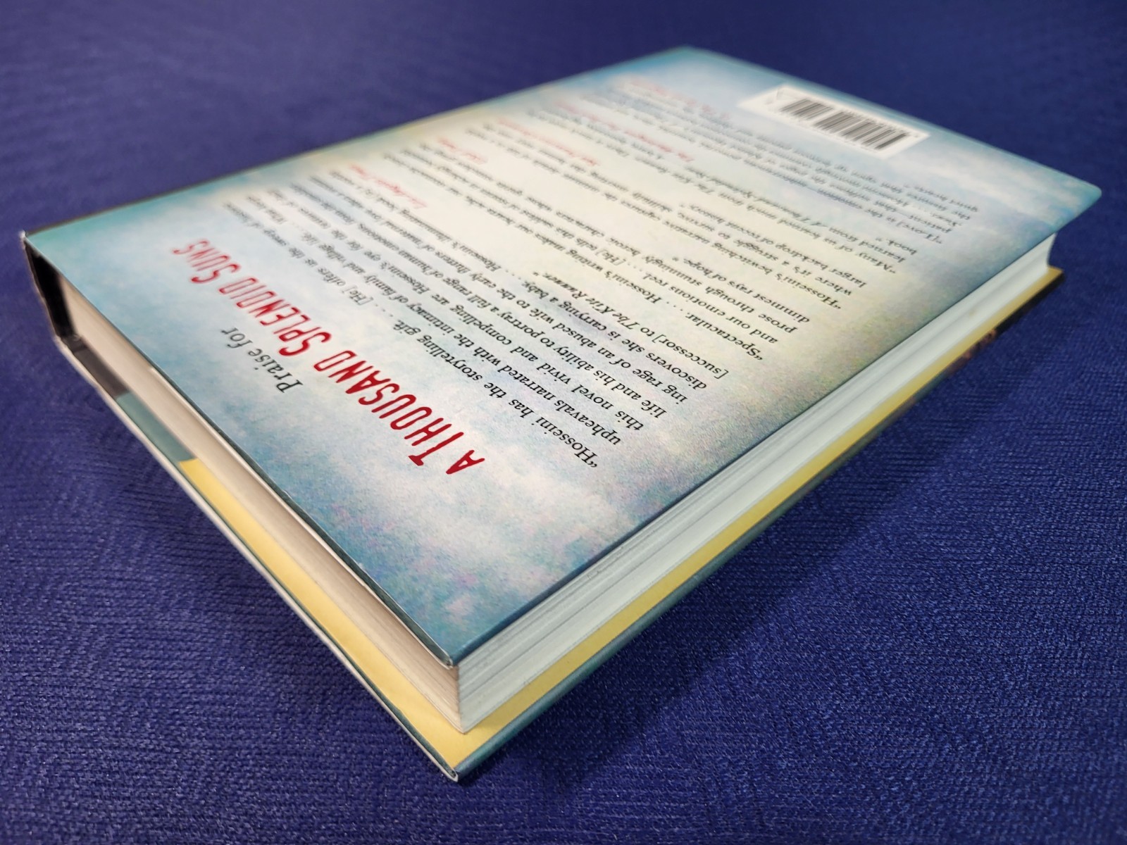 A Thousand Splendid Suns – Hardcover By Khaled Hosseini – Like New