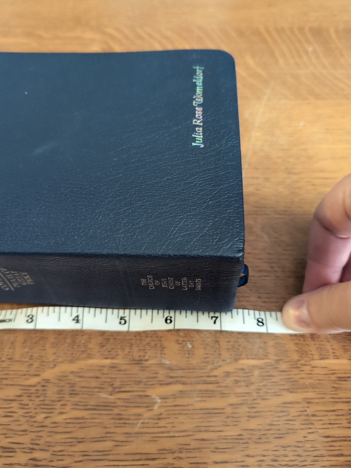LDS Quad Scriptures Bible Book Of Mormon Blue 2012 Clean w/Tabs