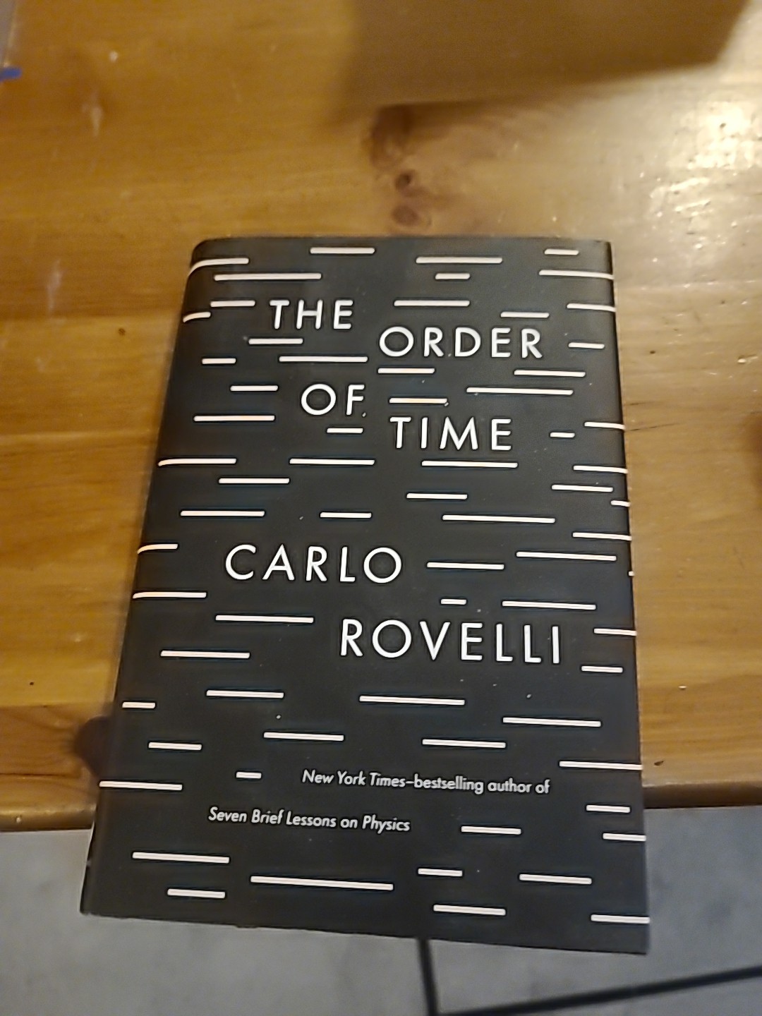 Order of Time by Carlo Rovelli (2018, Hardcover)