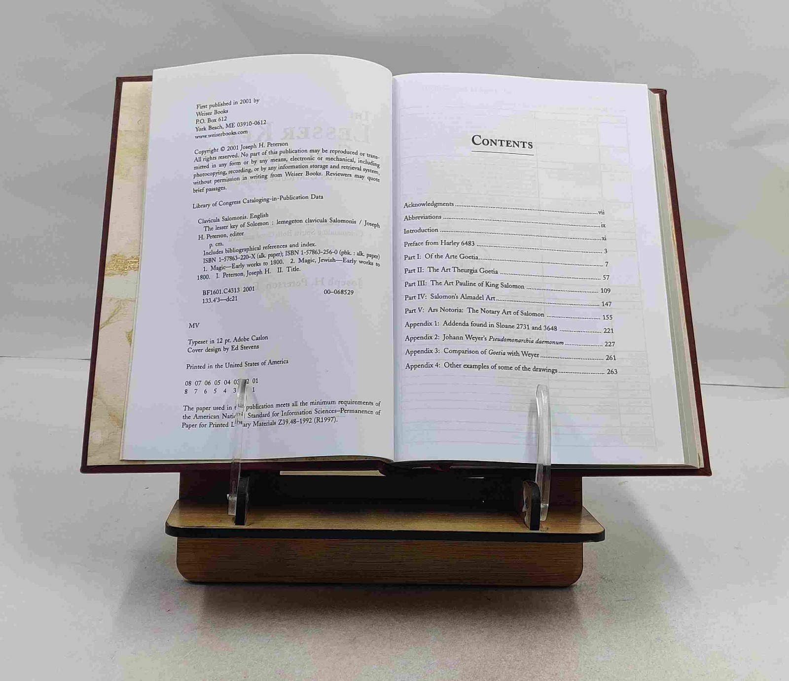 Lesser Key of Solomon by Joseph H. Peterson [Premium Leather Bound]