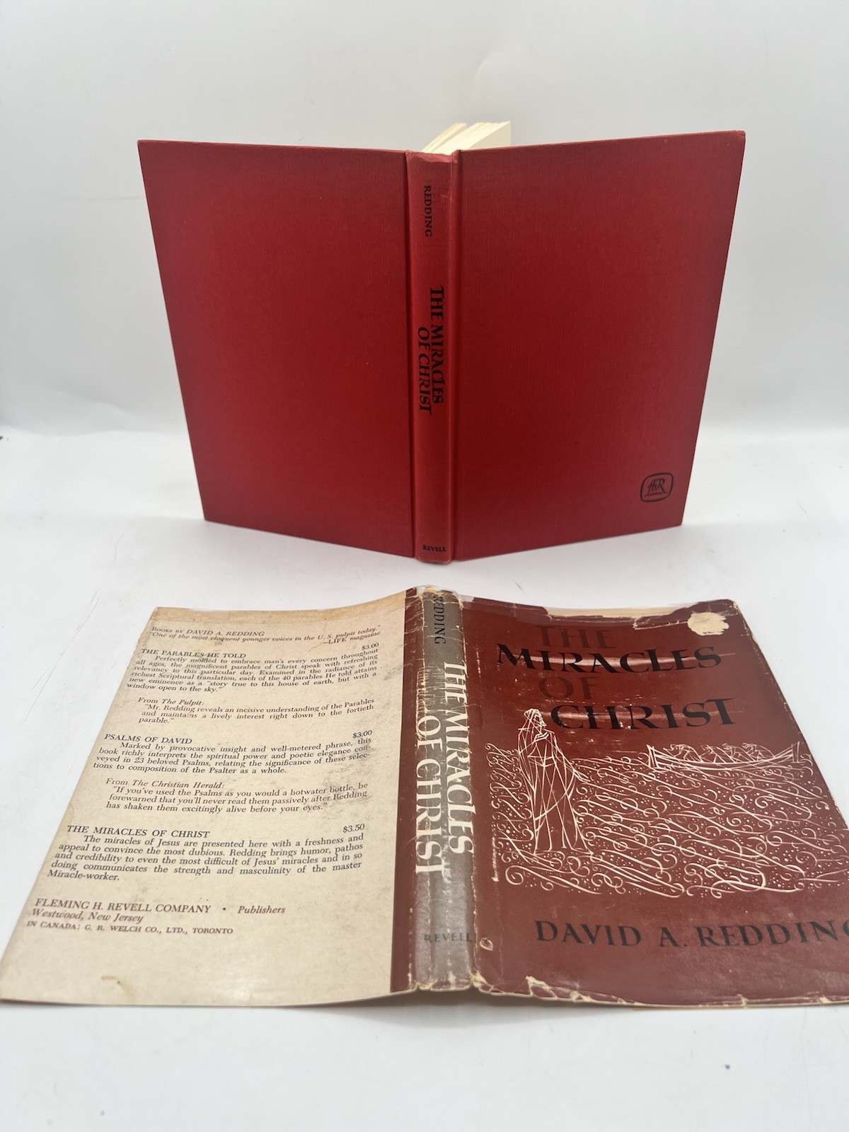 The Miracles of Christ David A. Redding Fleming H. Revell Company 1964 HC/DJ