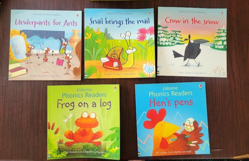 Usborne Phonics Readers 20 Book Box Set Complete Early Reading