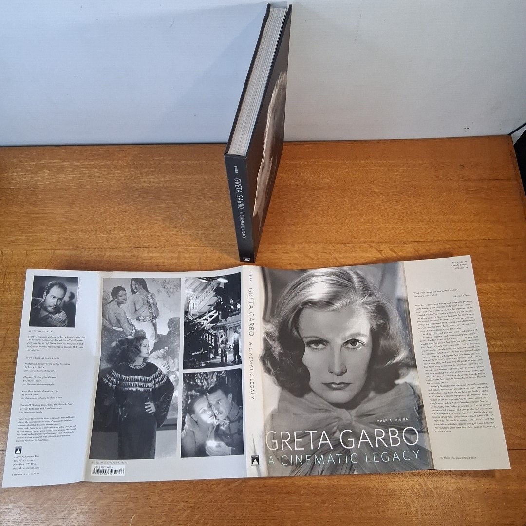 Greta Garbo A Cinematic Legacy Hardcover DJ Mark A. Vieira 2005 1st Ed 1st Print
