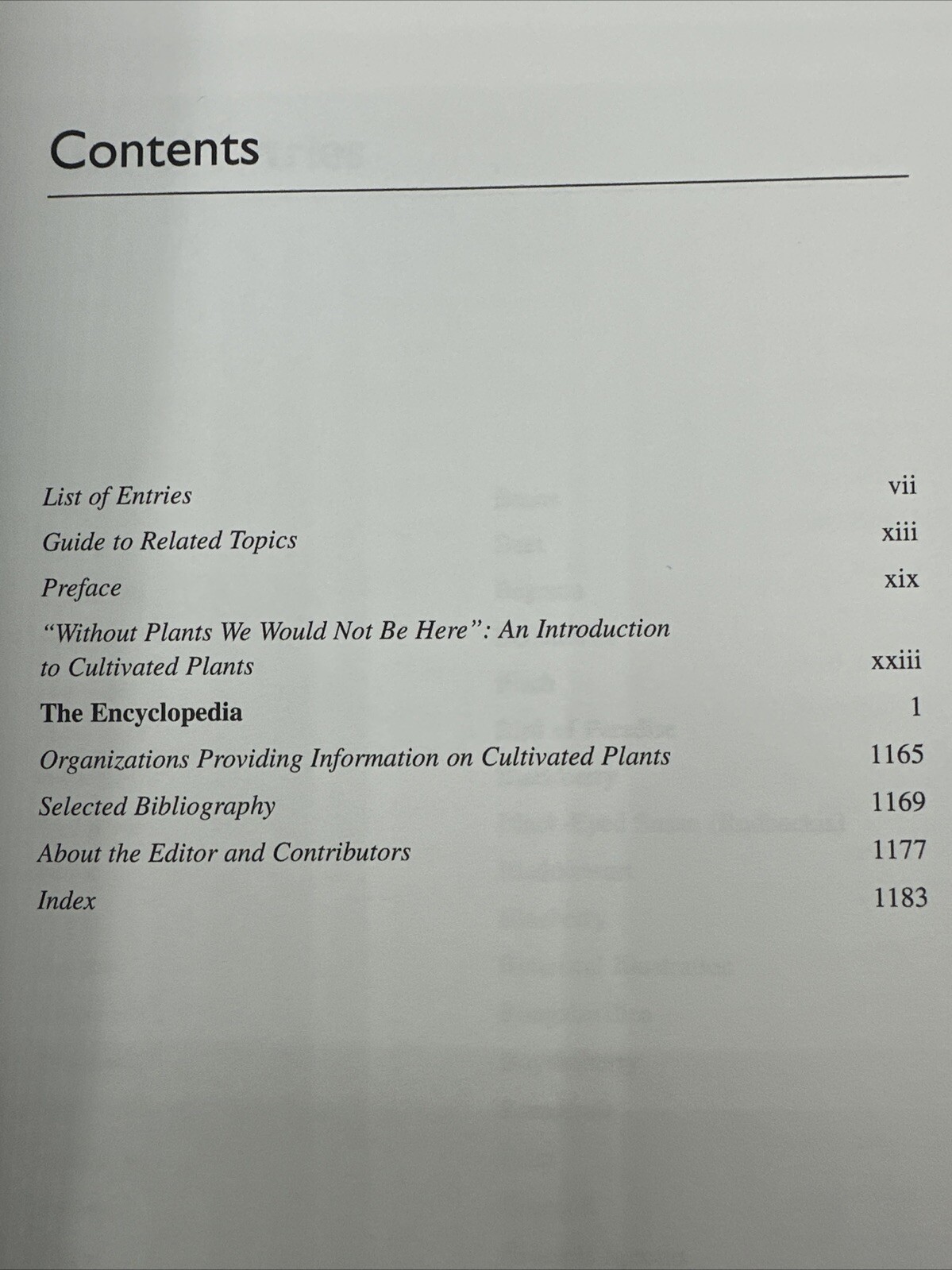 Encyclopedia Of Cultivated Plants Volume One Only A-F Rare HC 430 Pages Cumo