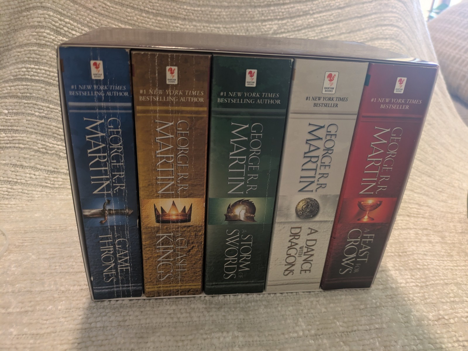 A Game of Thrones: A Song of Ice and Fire 5 Book Box Set, by George R.R.Martin