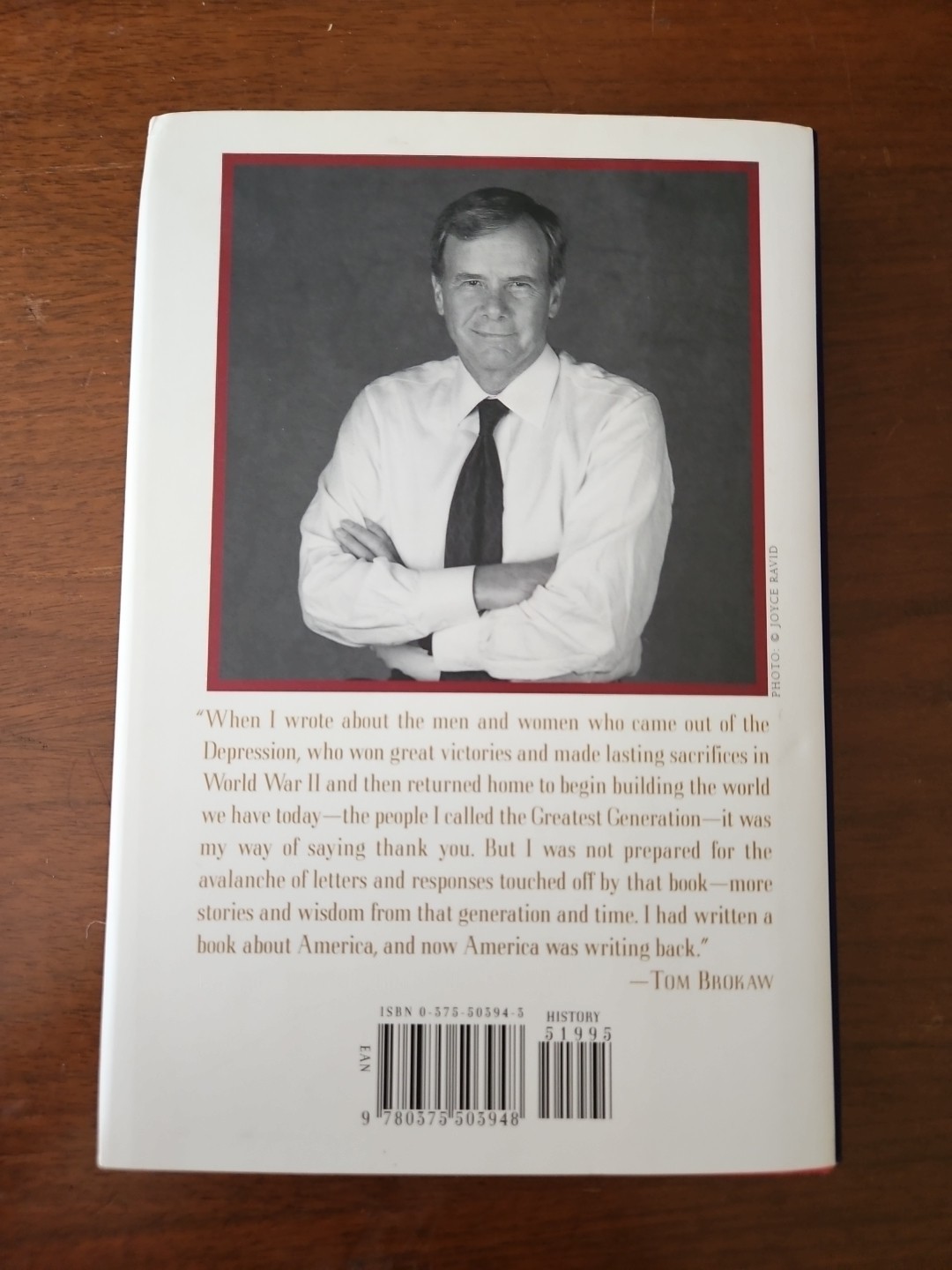 The Greatest Generation – Hardcover, Dust Jacket, By Brokaw, Tom – VERY GOOD