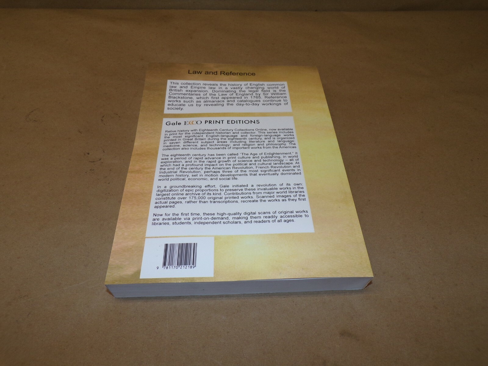 The Attic Miscellany GALE ECCO Print Edition 18th Century Like New