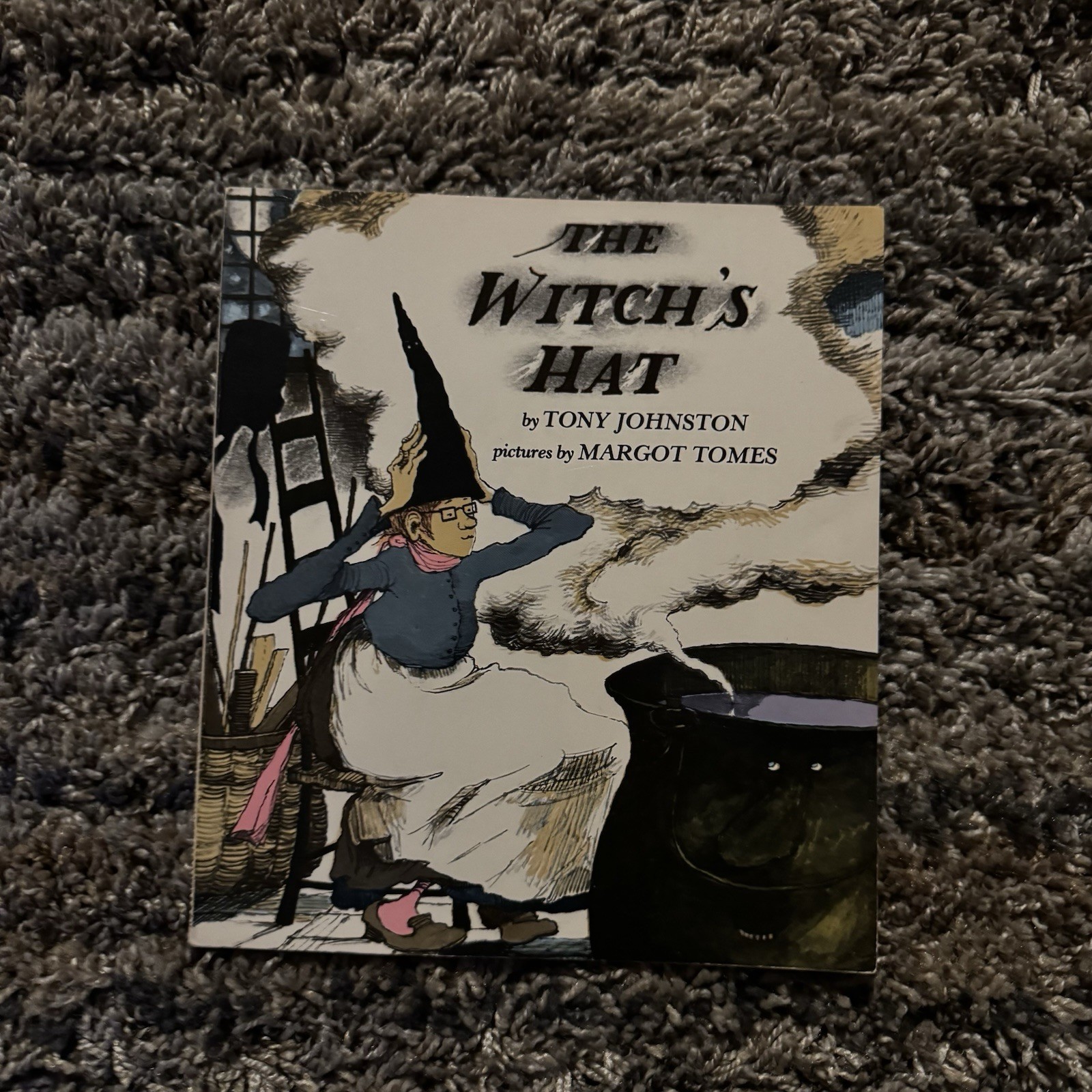 THE WITCH’S HAT : by Tony Johnston : illus Margot Tomes : vintage