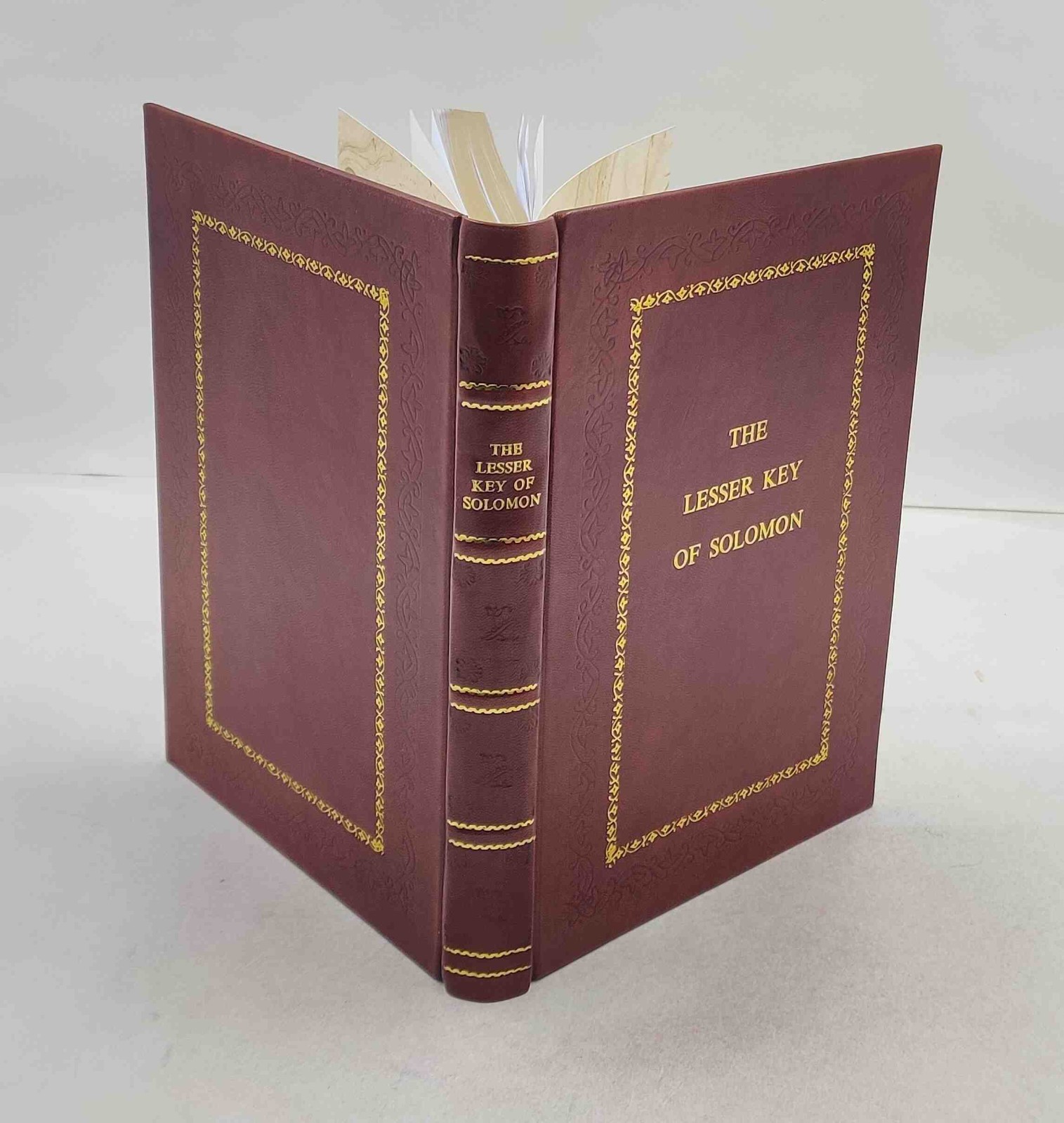 Lesser Key of Solomon by Joseph H. Peterson [Premium Leather Bound]