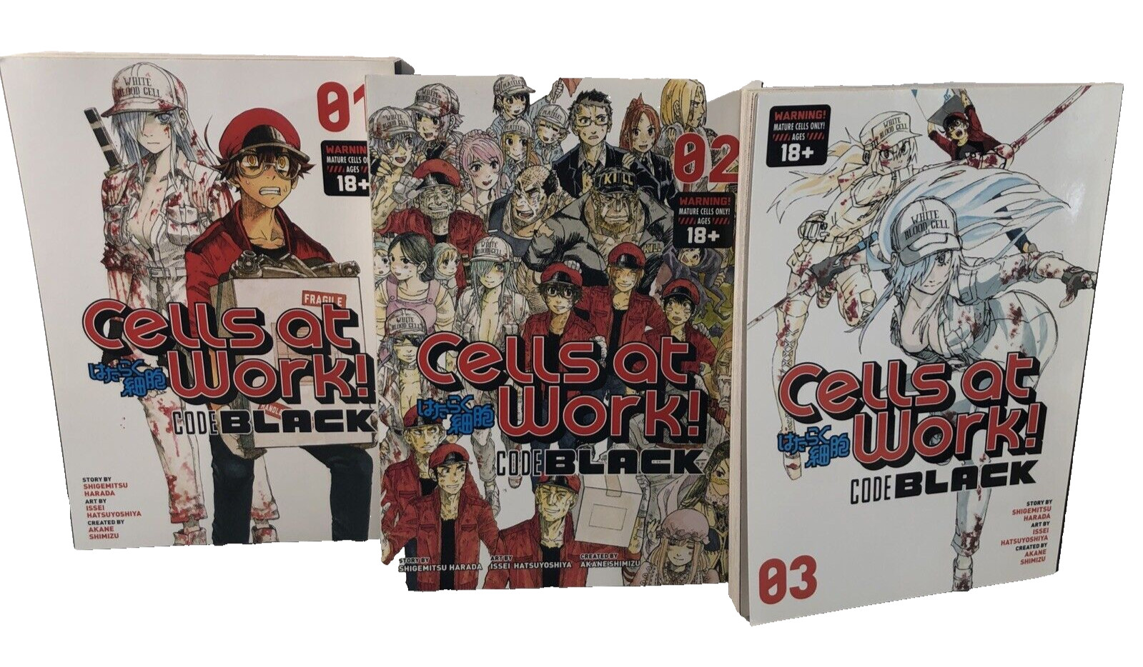 Kodansha Comics Cells At Work Code Black Volume 1-3 English Manga Paperbacks