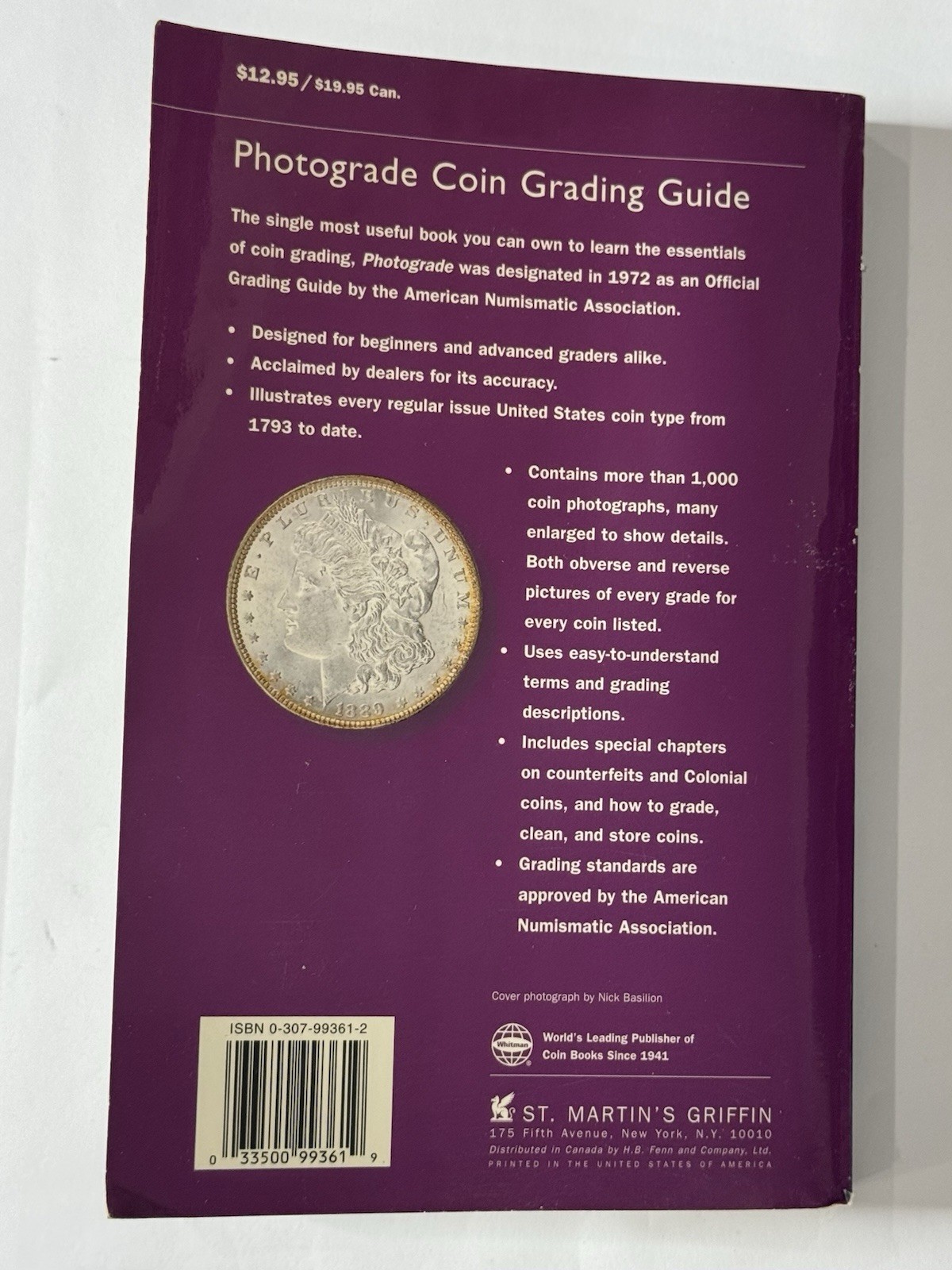 Photograde Official Whitman Guidebook -Photographic Grading Guide 18th Edition