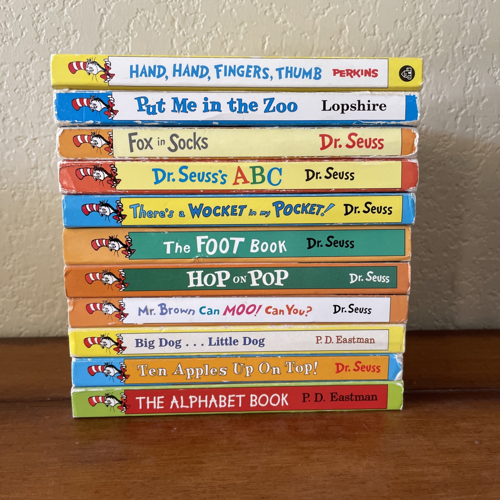 Lot of 11 Bright And Early Dr Seuss Small Board Books
