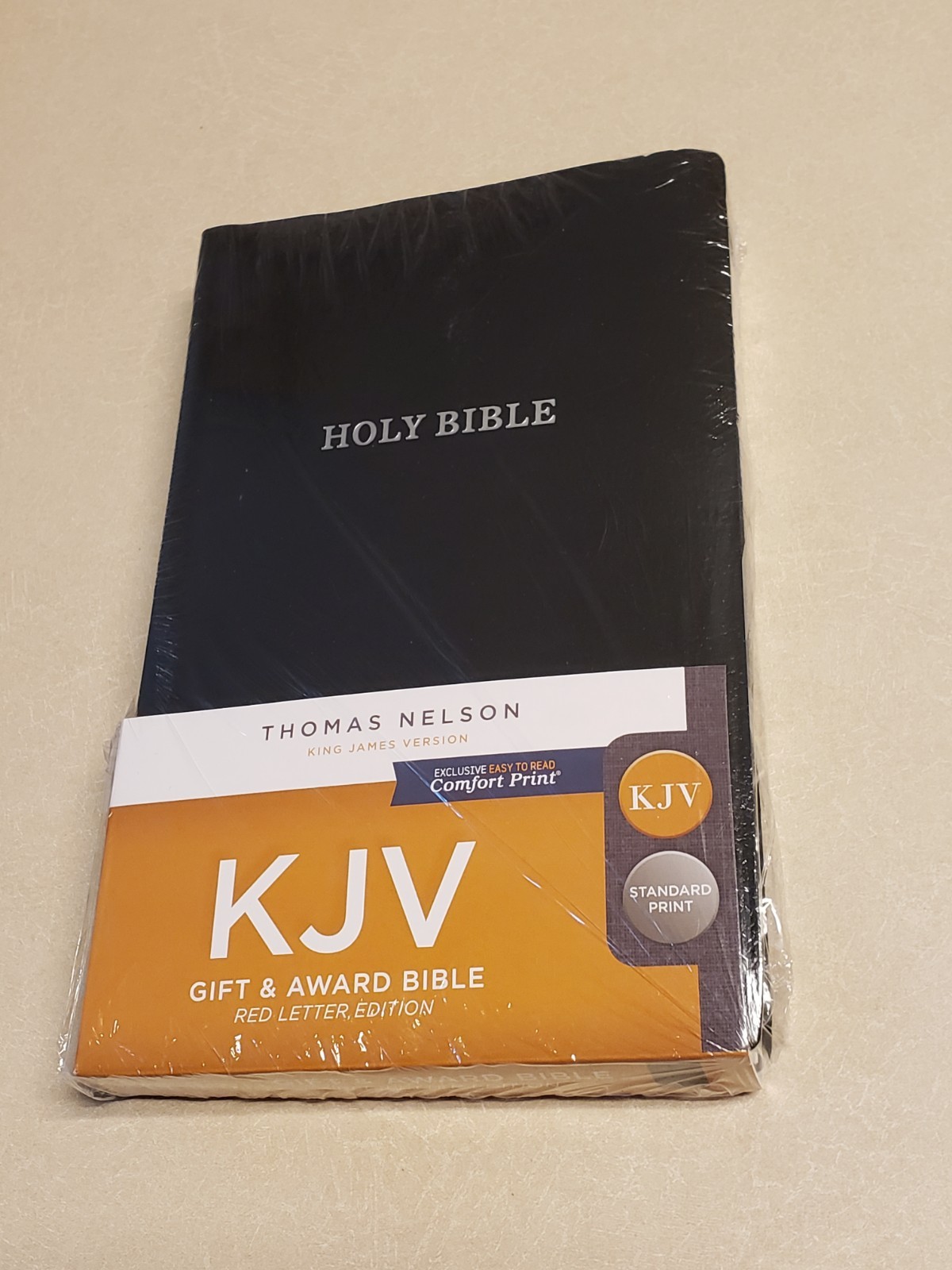 New KJV Bible Gift and Award Blue Leatherflex Red Letter Ed Thomas Nelson