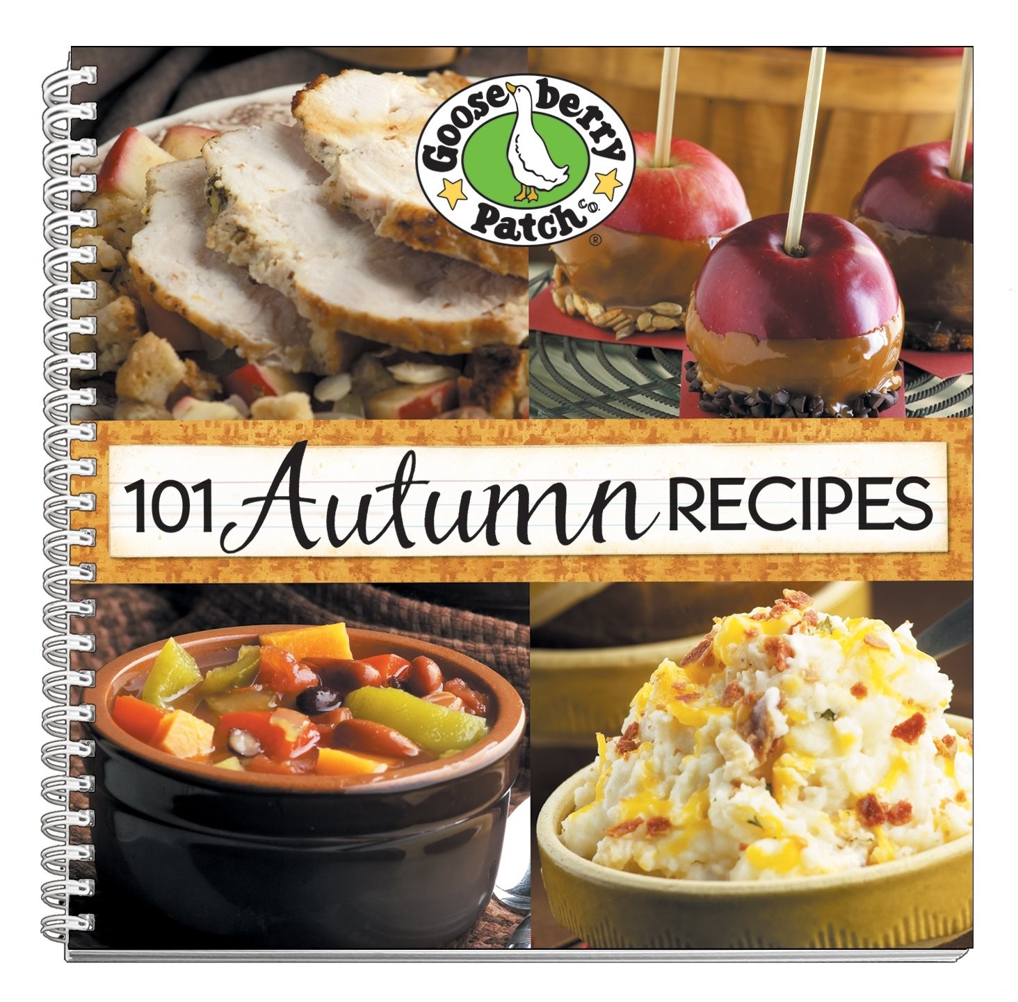 101 Autumn Recipes – spiral_bound Gooseberry Patch