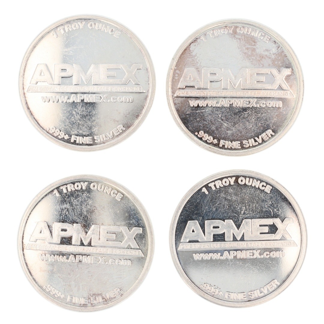 Assorted 1 oz .999 Fine Silver Rounds / Bar Variety Collection Set of 34