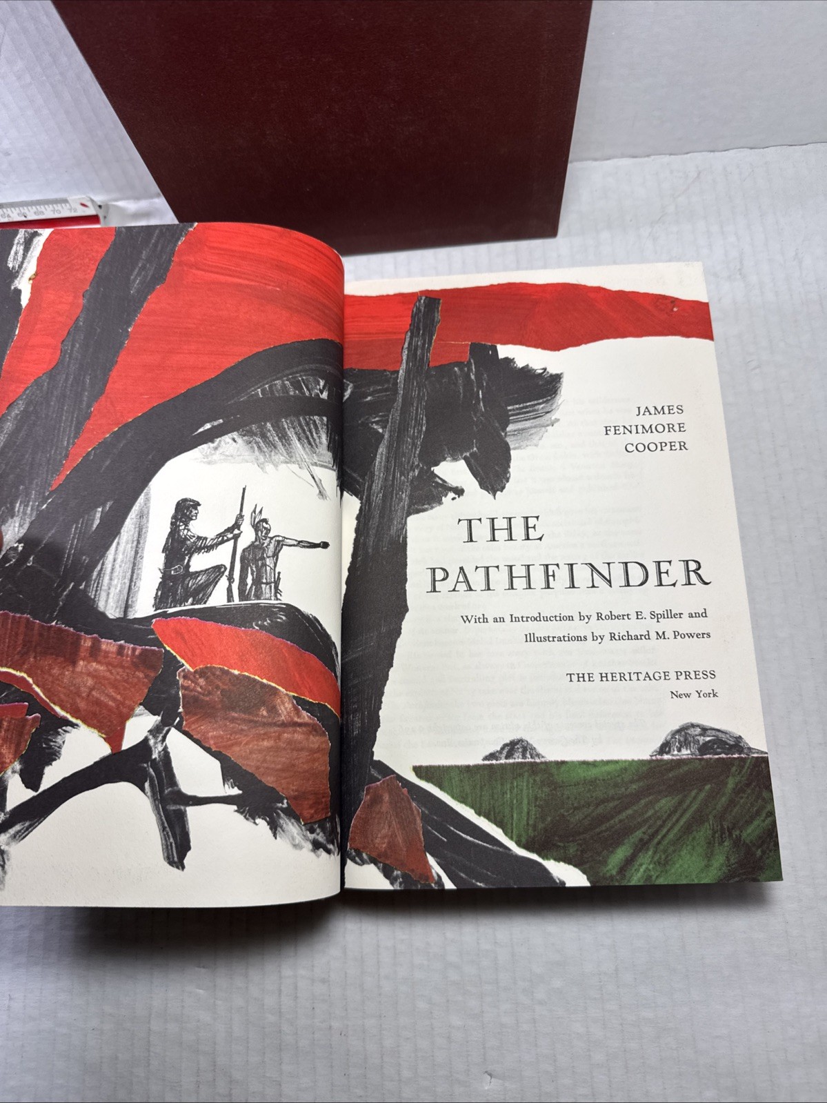 The Pathfinder by James Fenimore Cooper 1965 Heritage Press HC with Slipcase