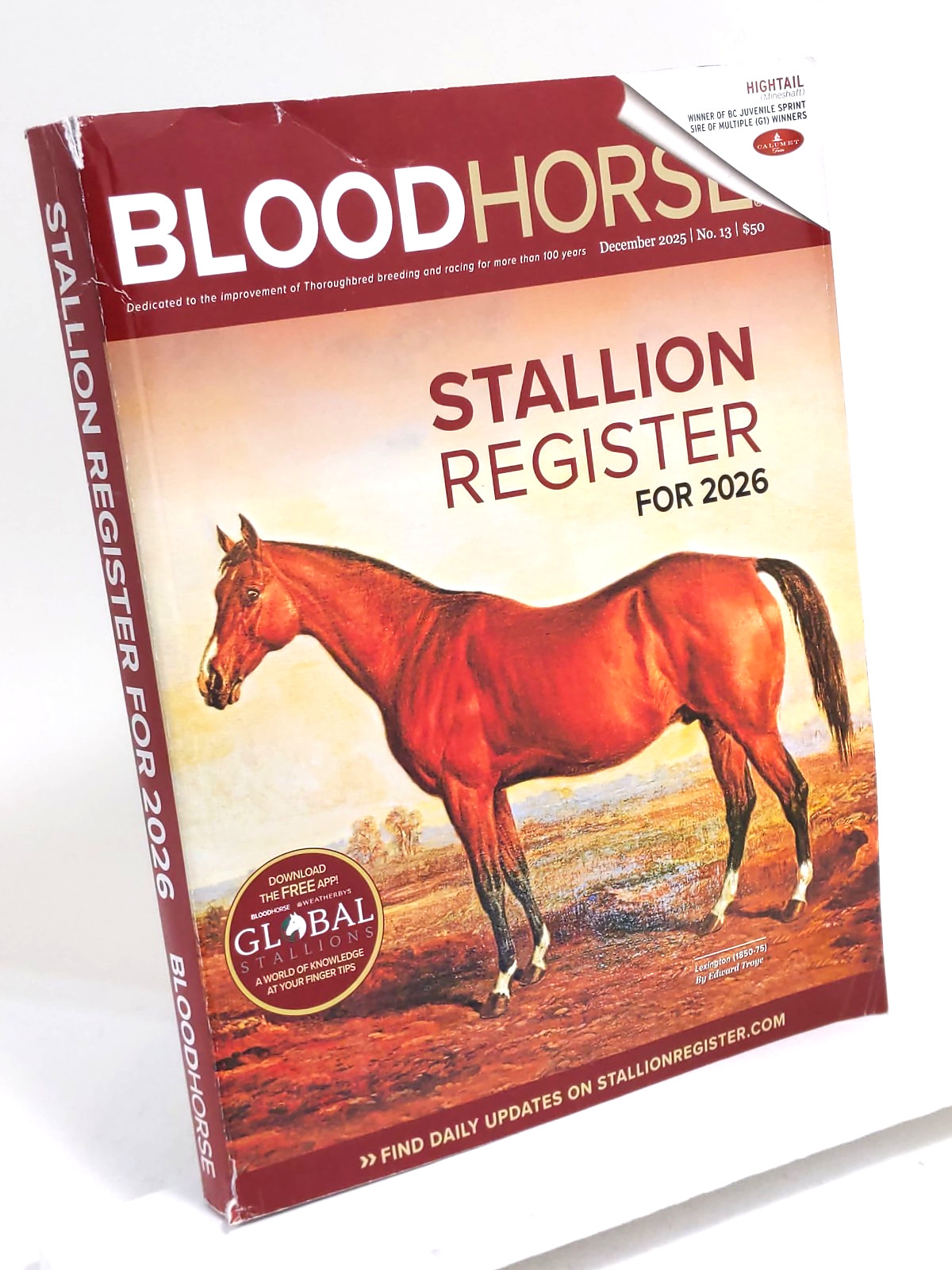 BloodHorse Stallion Register for 2026 – Paperback
