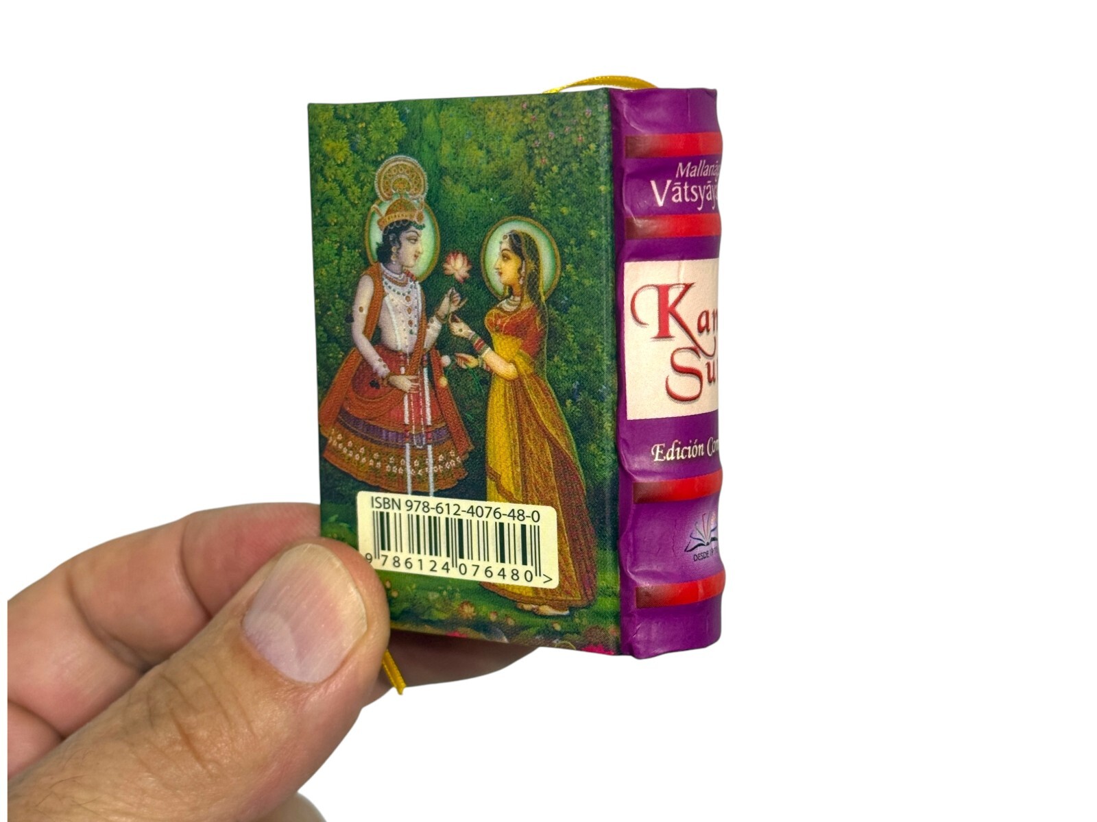 New Miniature Book Spanish Kama Sutra color Illustrated 470 pages easy to read