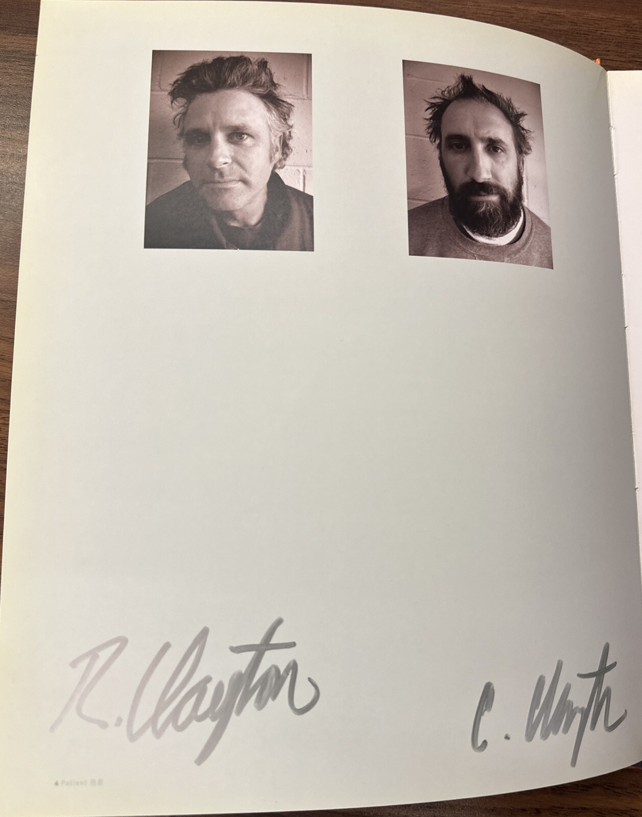 Clayton Brothers Patient SIGNED by Christian Clayton & SIGNED by Robert Clayton
