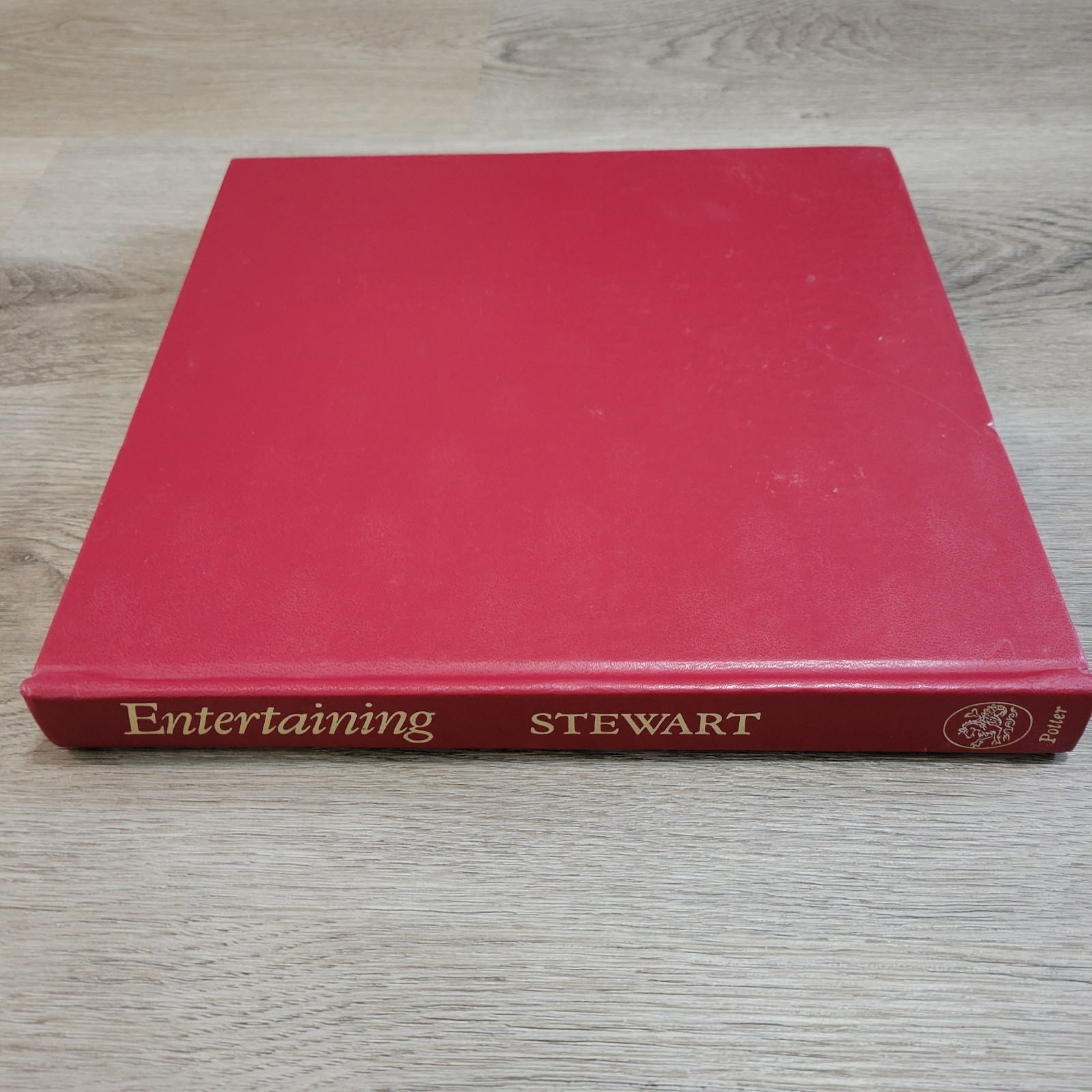 Martha Stewart Entertaining Hardcover Cookbook Clarkson Potter Coffee Table Book