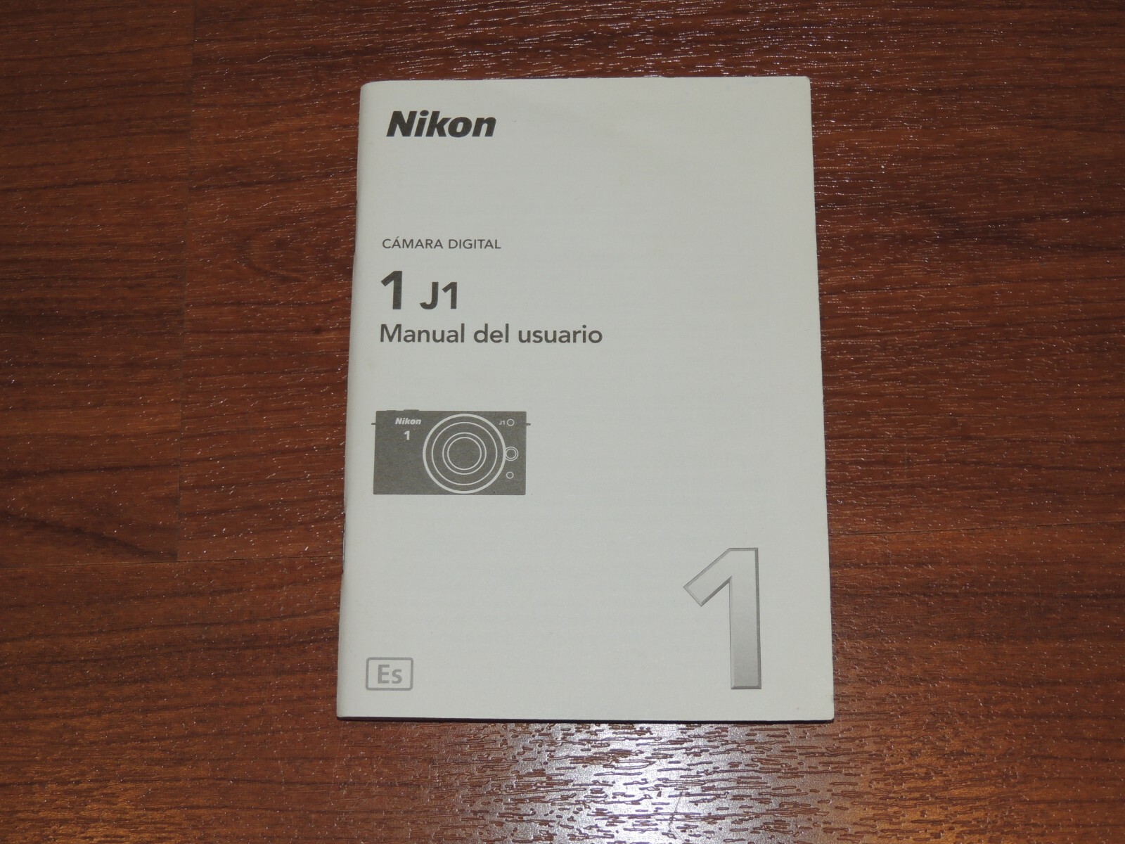 Genuine Nikon One 1 J1 Instruction User Guide Manual 75 pages ⚠️SPANISH ONLY⚠️