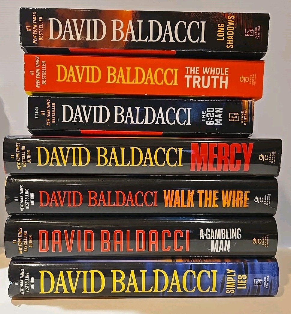 David Baldacci – Thriller LOT of 7 Books (4 HC, 3 PB) See List in Desc. All VG