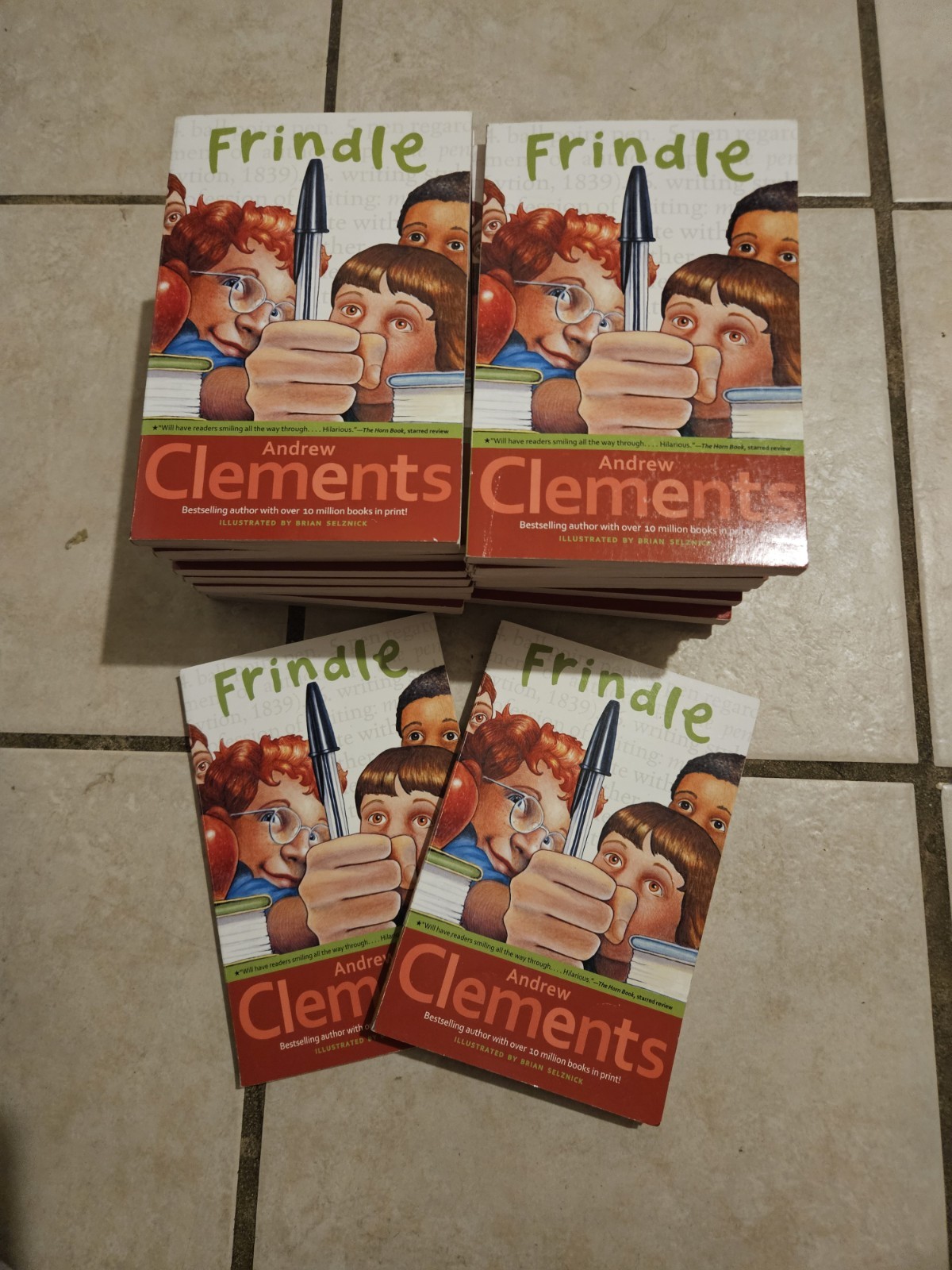 Frindle by Andrew Clements Lot of 24 Books Ages 8-12 Classroom Teacher Set