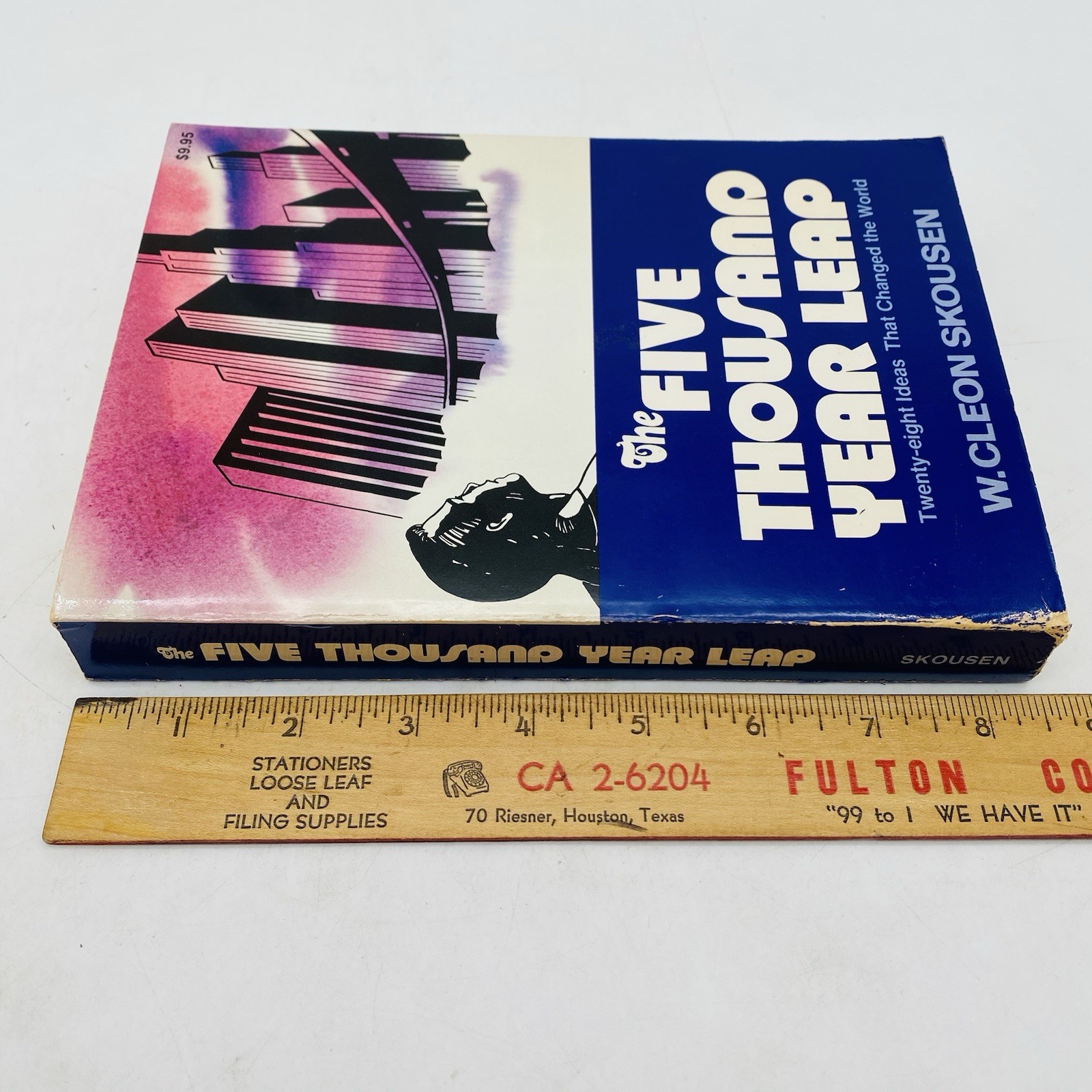 SIGNED The Five Thousand Year Leap W. Cleon Skousen Trade Paperback 1982