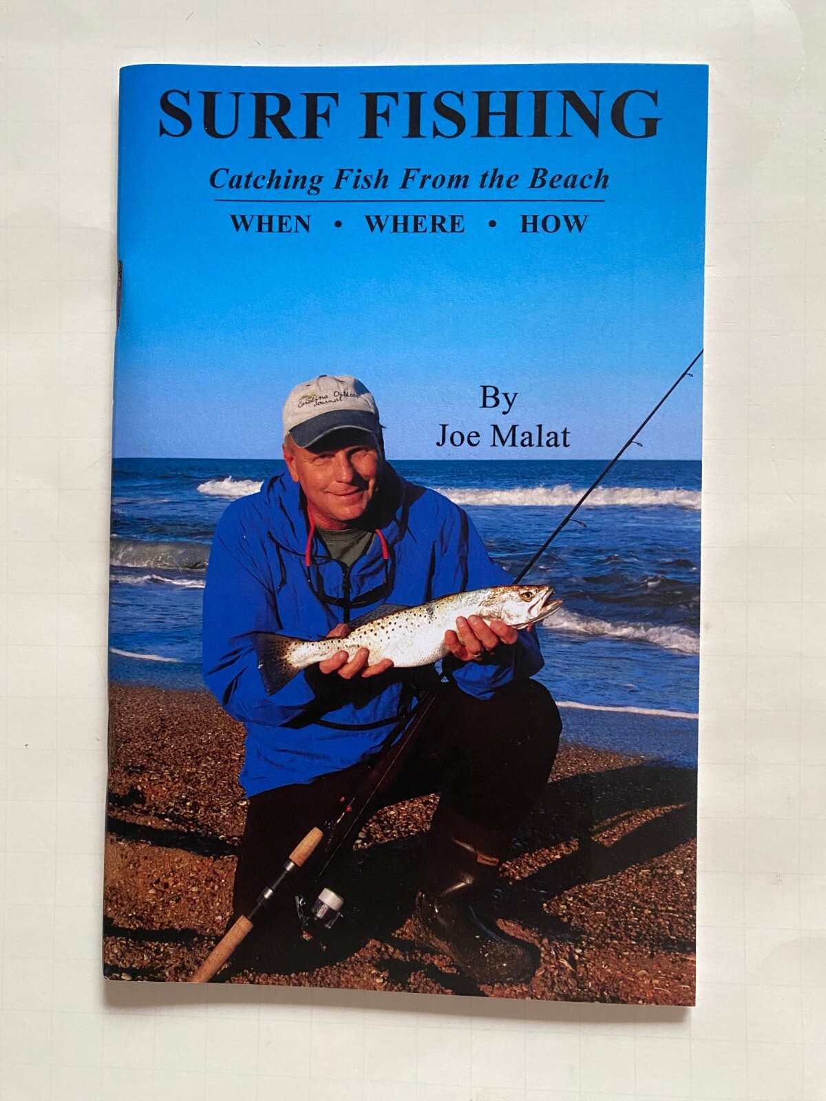 Surf Fishing Book – Catching Fish From The Beach WHEN WHERE HOW – Joe Malat pb