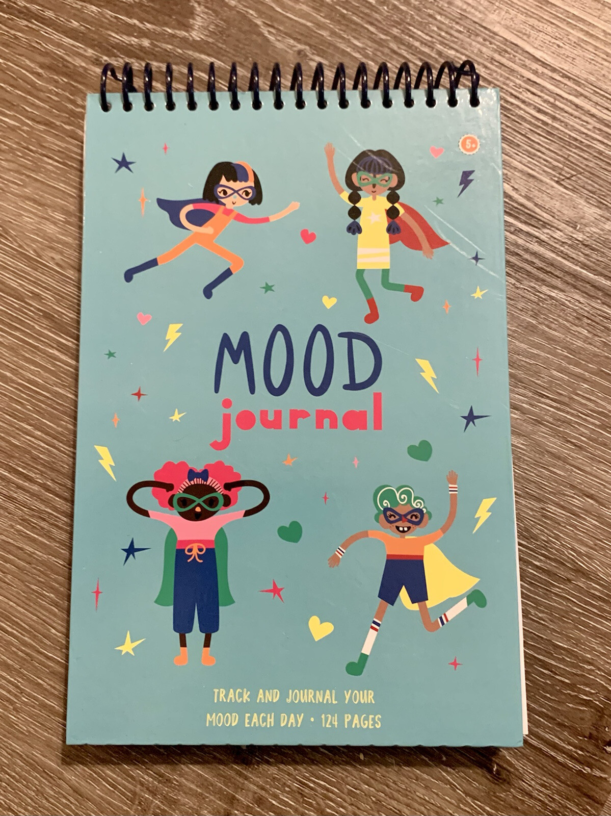 Mood Journal Recording Book 124 Pages for Children and Adults Track Your Mood