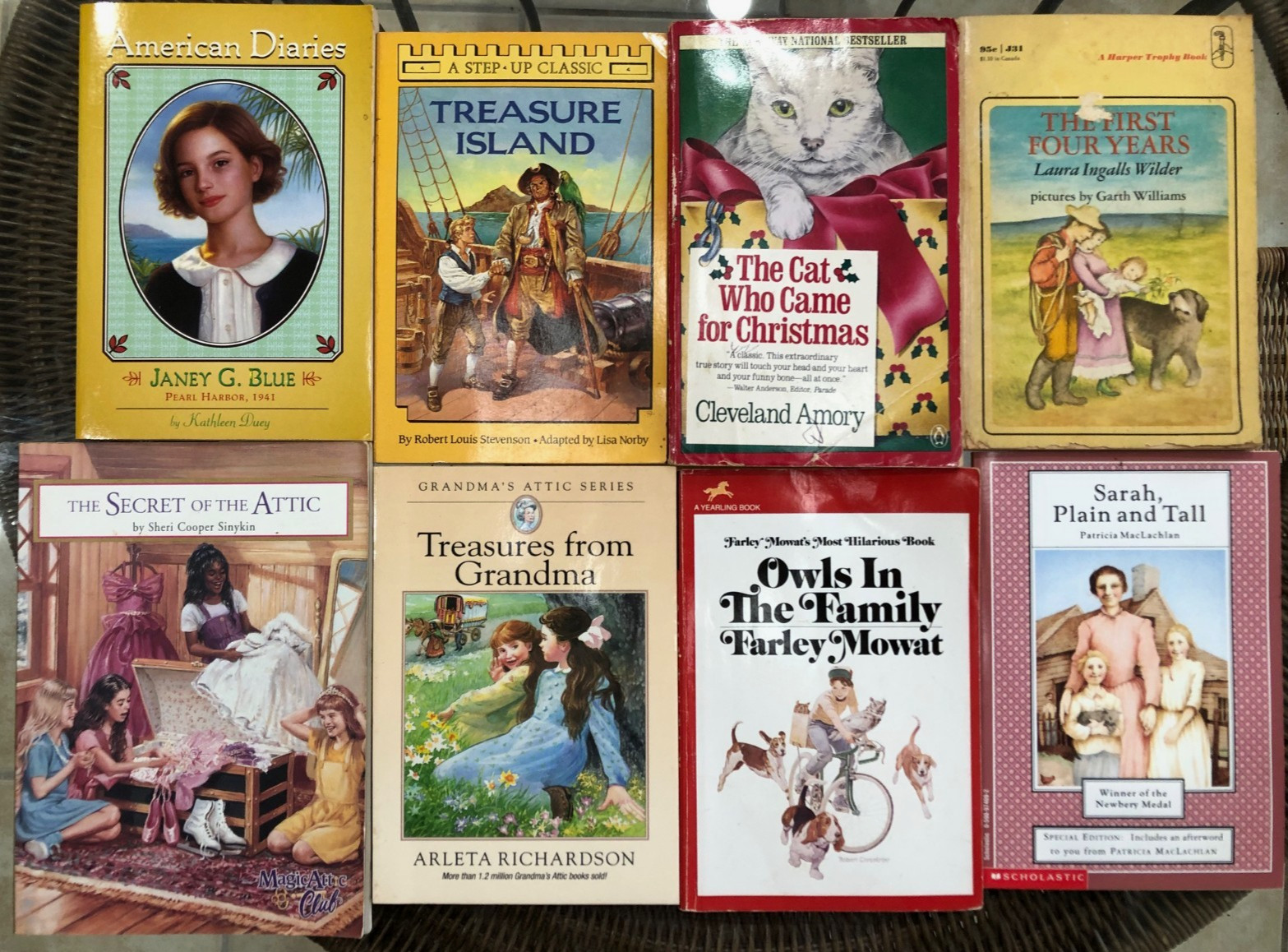 Lot of 8 Young Adult Paperback Books from the 1990s Classics Mixed Titles Author