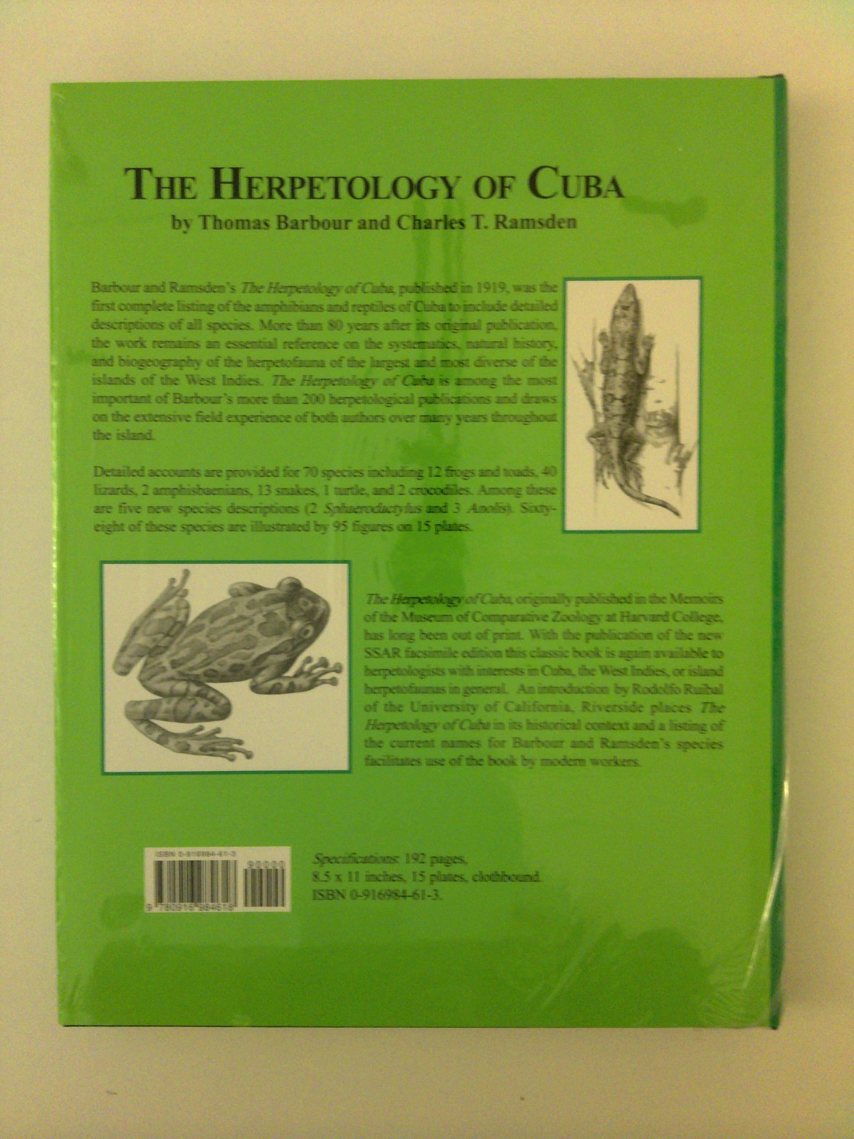 The Herpetology of Cuba