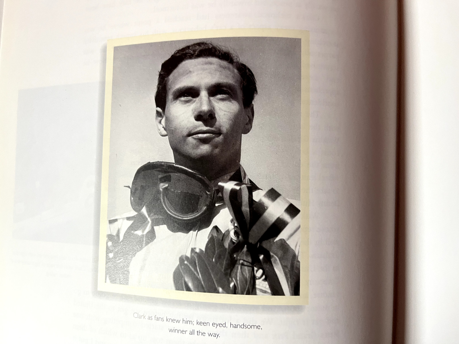 Jim Clark by Eric Dymock 1997 Edition, with printed signature by Jim Clark