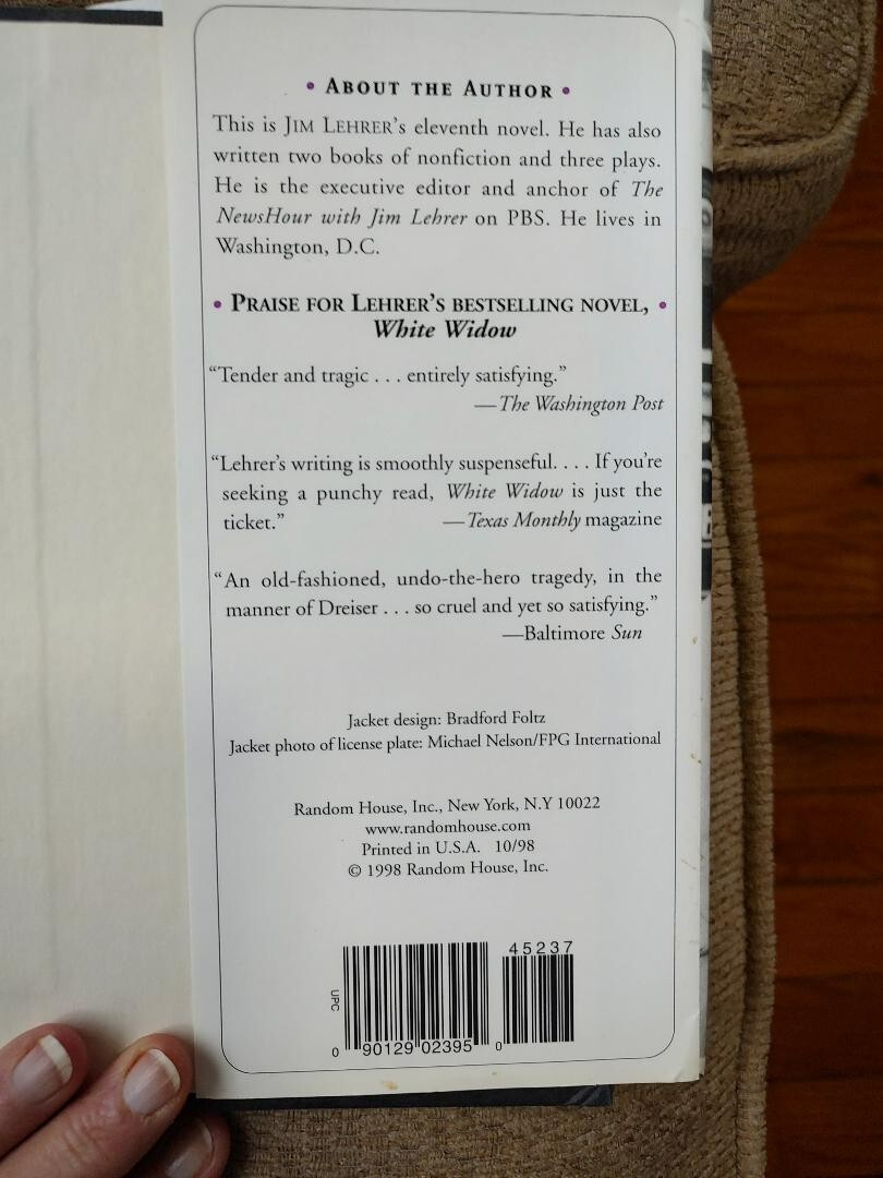Purple Dots : A Novel Hardcover Jim Lehrer