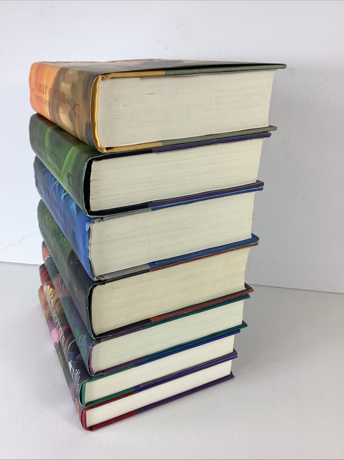 J.K Rowling Harry Potter Hard Cover Books Complete Set 1-7 First Edition