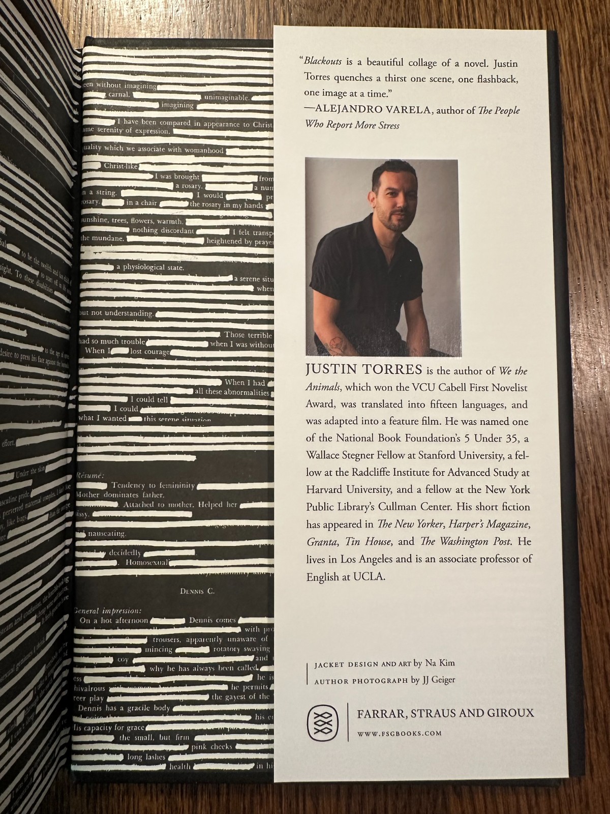SIGNED Blackouts: A Novel by Justin Torres (2023, Hardcover) FIRST EDITION/PRINT