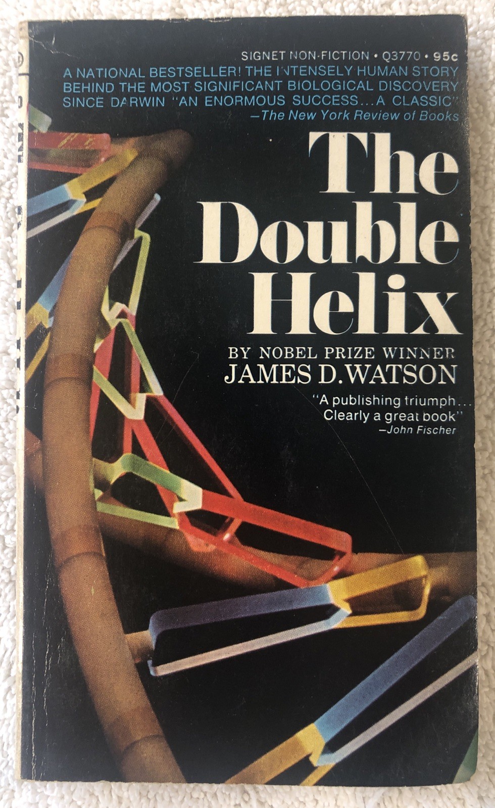 The Double Helix by Watson, James D. (1969) Paperback• Illustrated