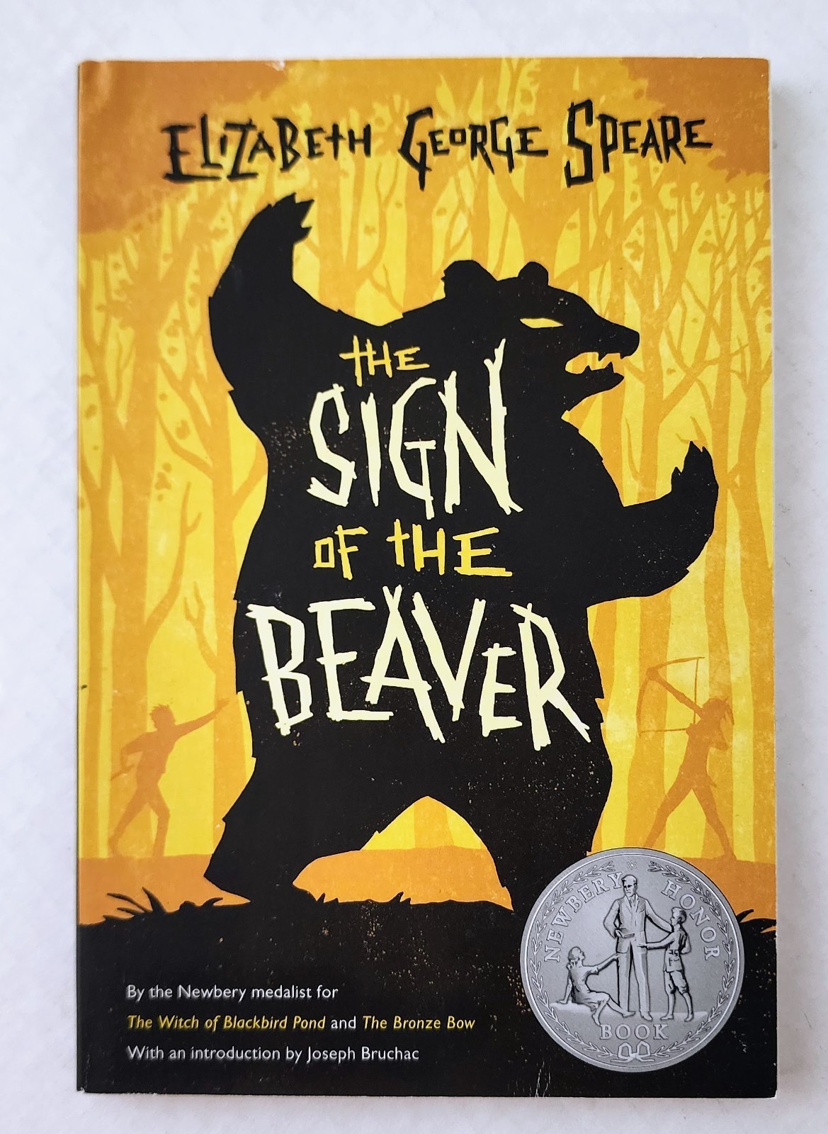 The Sign of the Beaver Paperback Elizabeth George Speare Newbery Honor 135pp