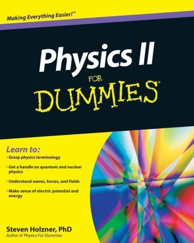 Physics II For Dummies, Holzner, Steven, Acceptable Book