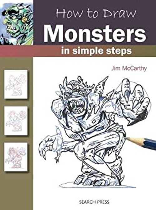 How to Draw Monsters in Simple- O/P Paperback J. McCarthy