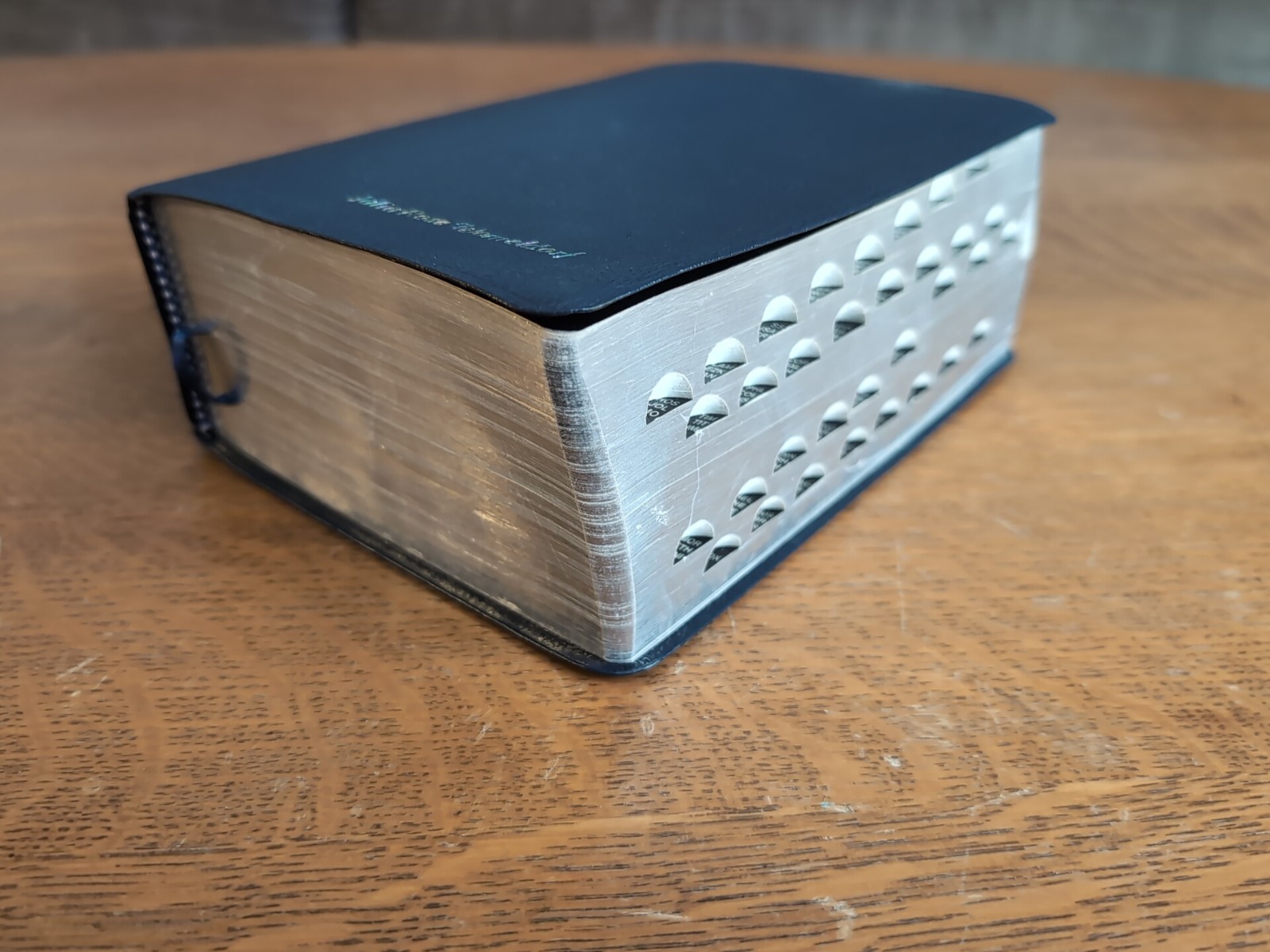 LDS Quad Scriptures Bible Book Of Mormon Blue 2012 Clean w/Tabs