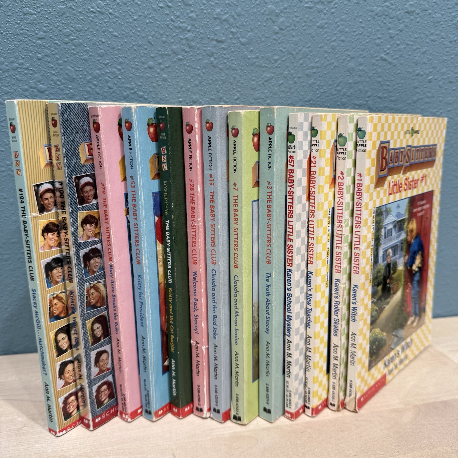 The Baby-Sitters Club & Little Sister Paperback Books Ann M Martin Bundle of 13