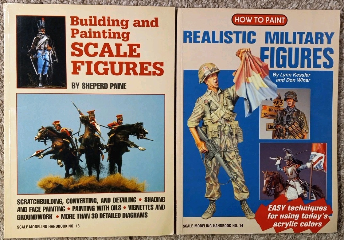 Scale Modeling Handbook No. 13 & 14 – How to Paint Realistic Military Figures