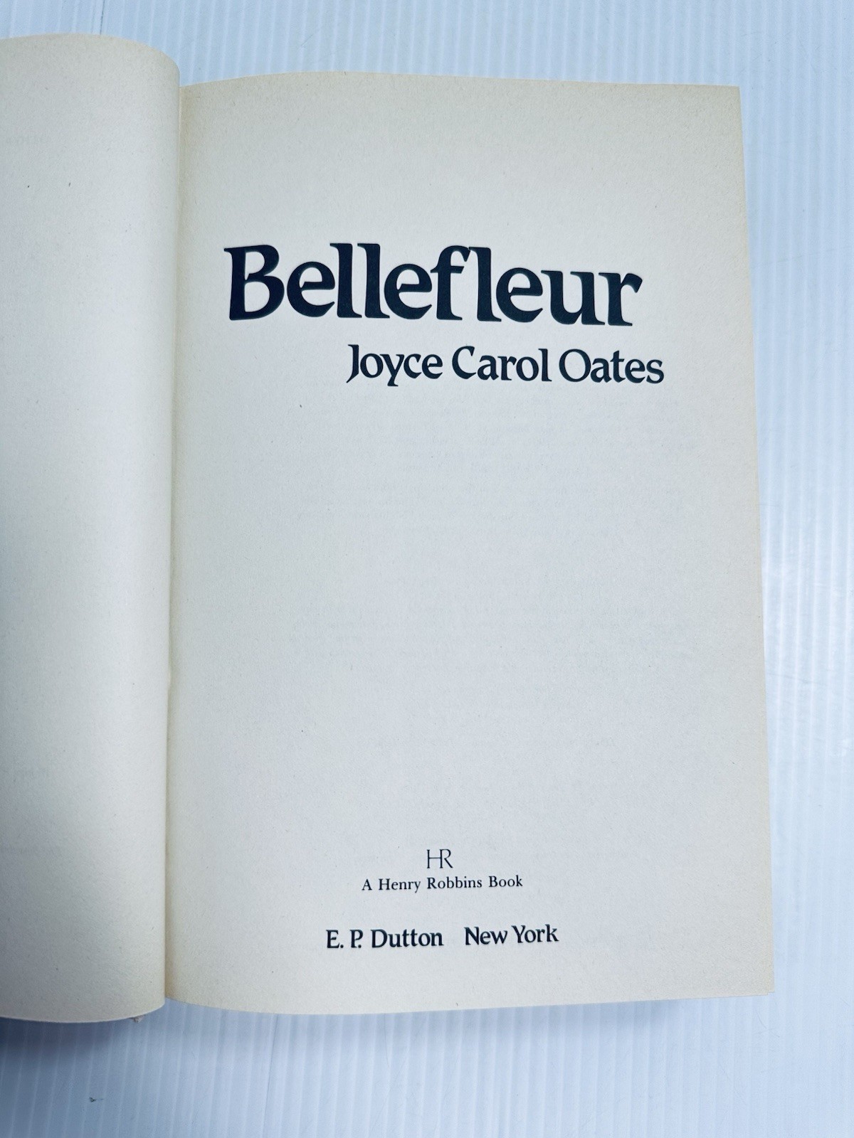 Bellefleur Joyce Carol Oates 1980 First Trade Edition Gothic Family Saga HC