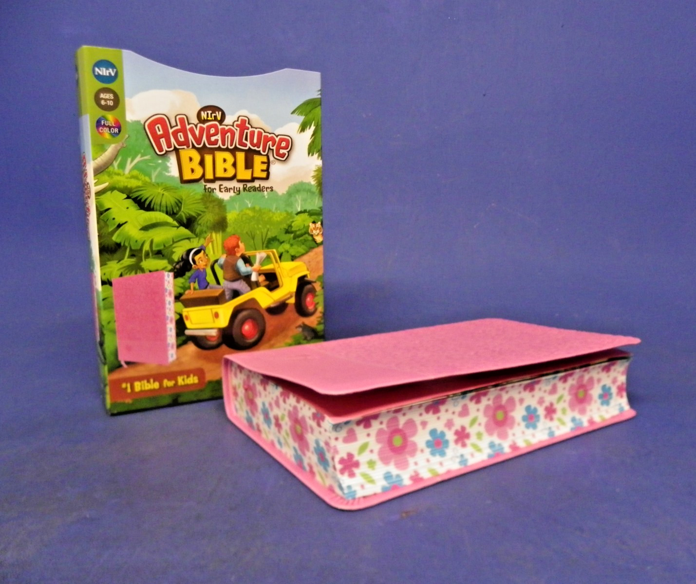 NIRV Adventure Bible for Early Readers by ZonderKidz Leathersoft Hot Pink NEW