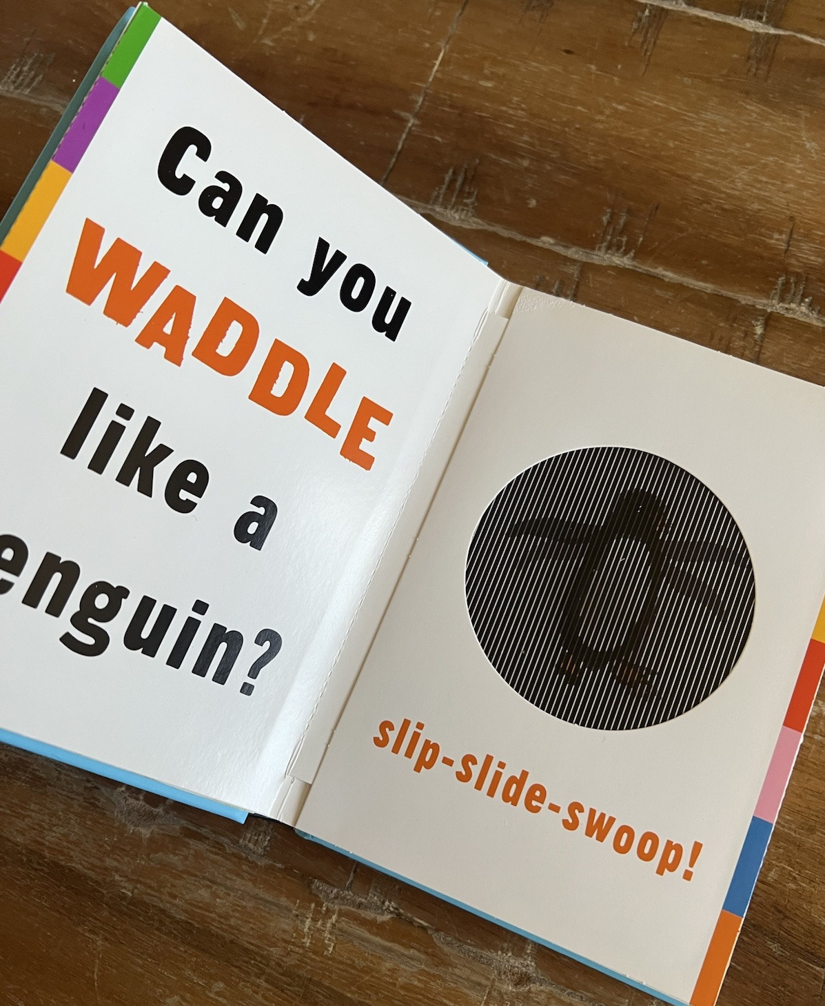 Waddle! A Scanimation Picture Book Rufus Butler Seder Hardcover NEW