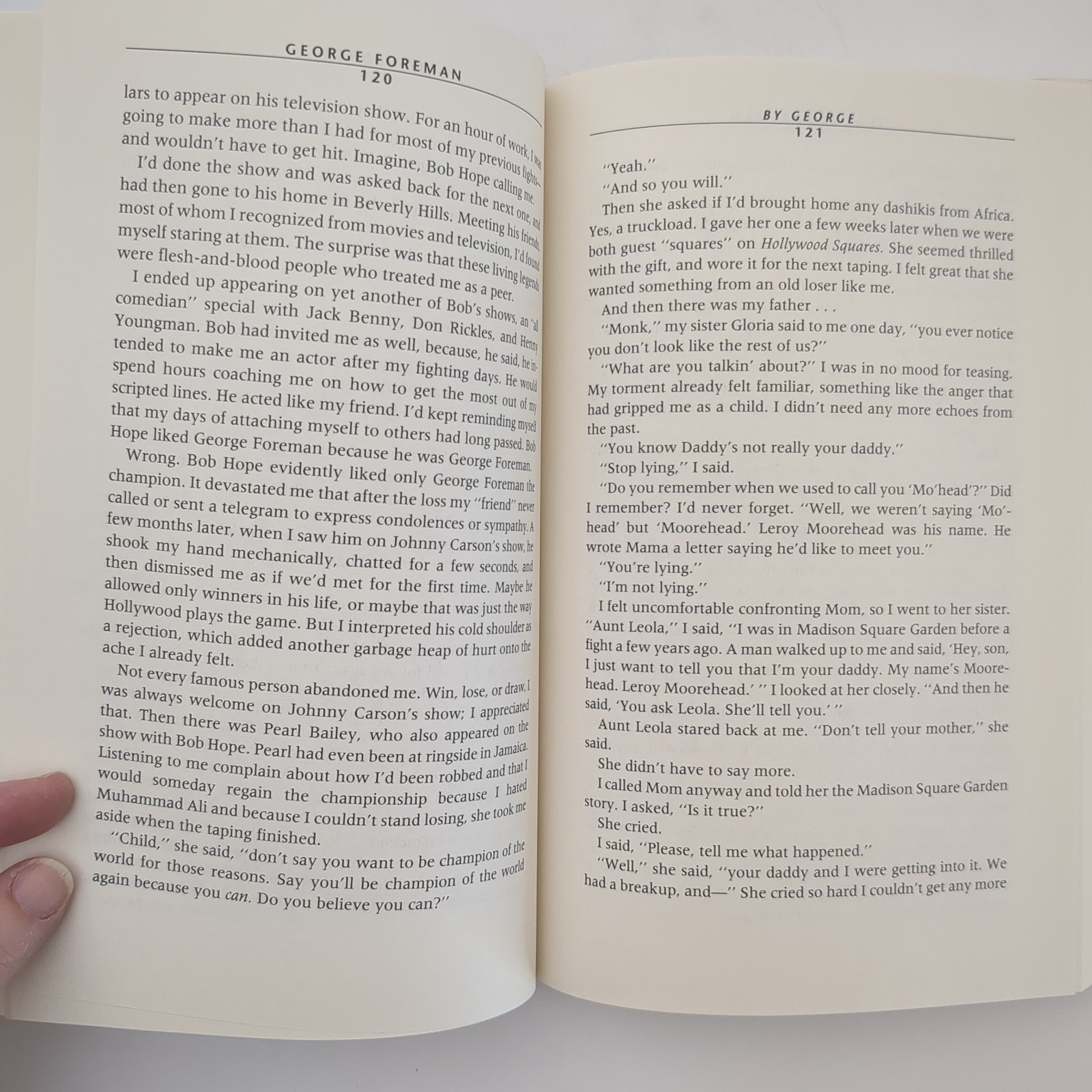 By George Autobiography Boxing Champion Hardcover Book George Foreman 1995