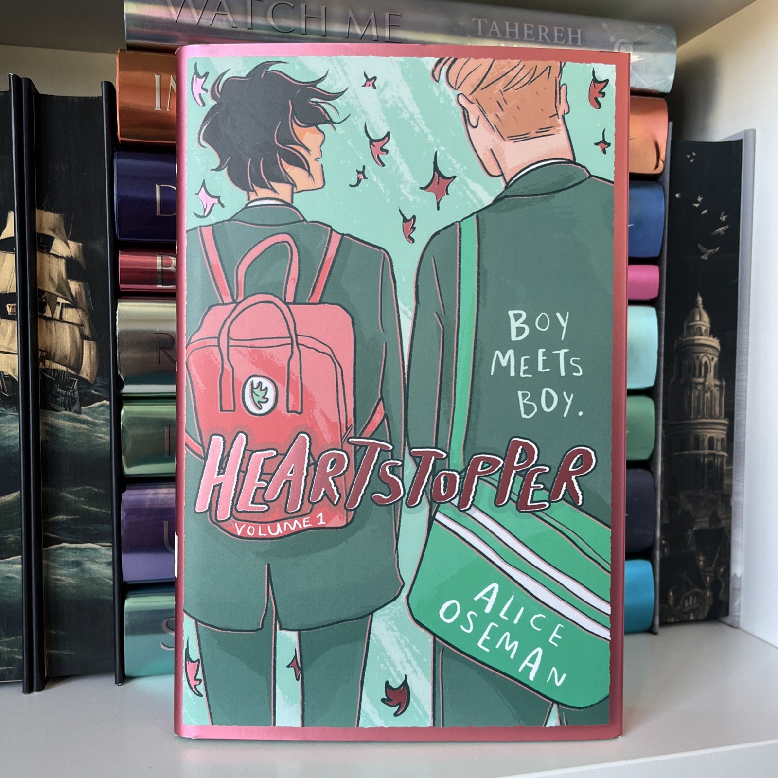 Heartstopper Volume 1 by Alice Oseman Fairyloot Exclusive Edition Hardcover